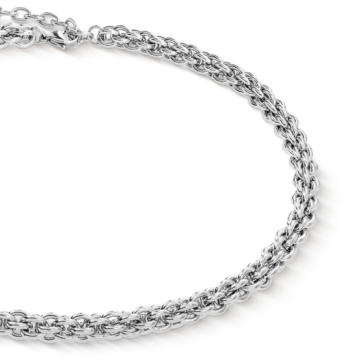 Necklace Mesh Chain Classic silver