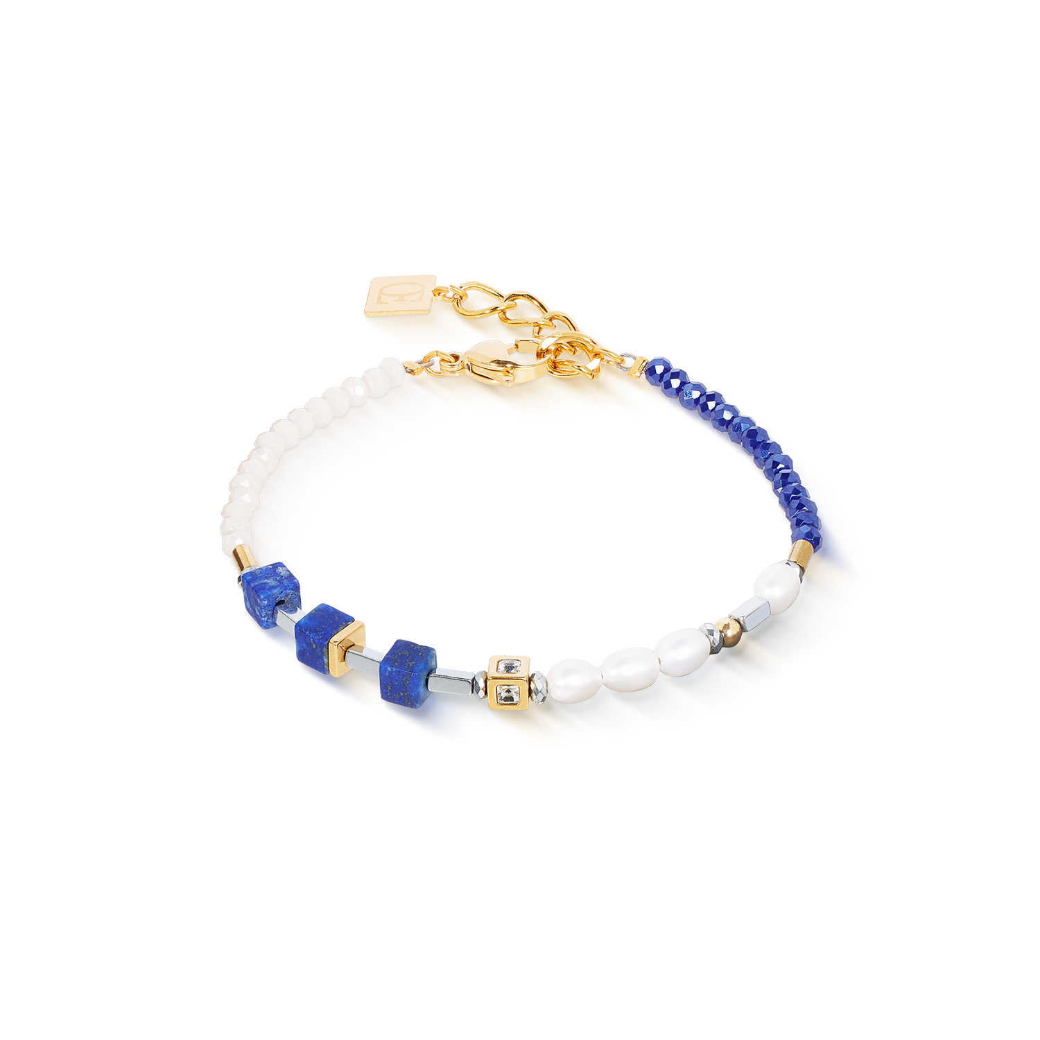 Bracelet Princess Fusion Pearls Lapis Lazuli