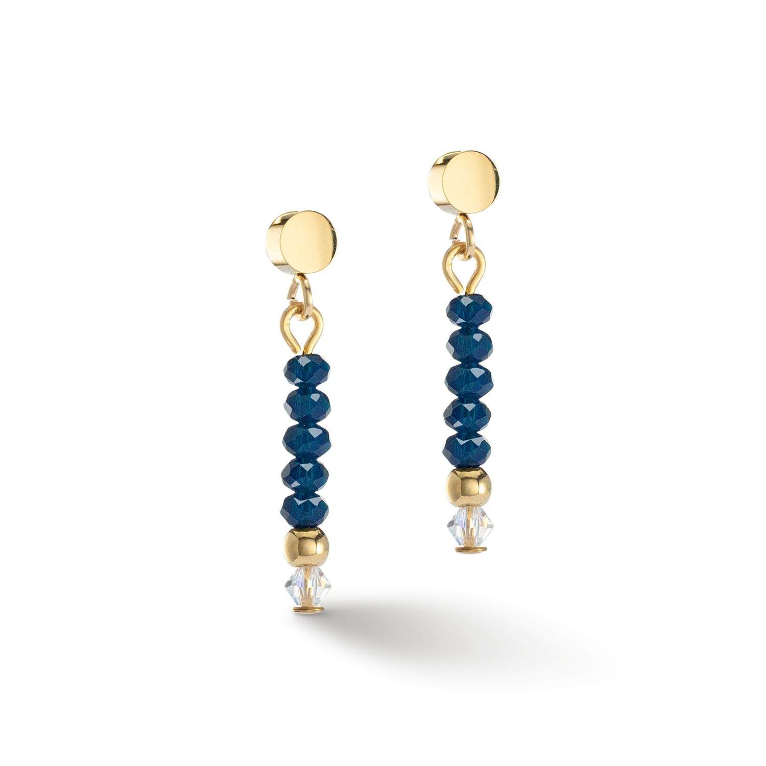 Earrings Little Twinkle gold-dark blue