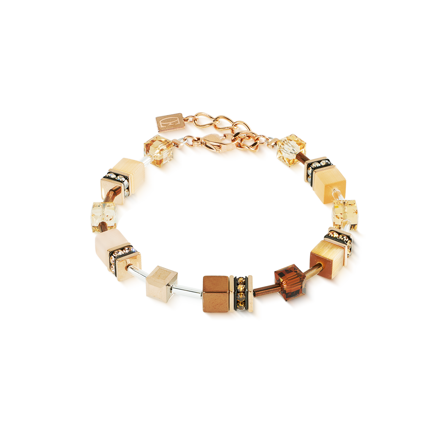 GeoCUBE® Iconic Bracelet Mocha Mousse