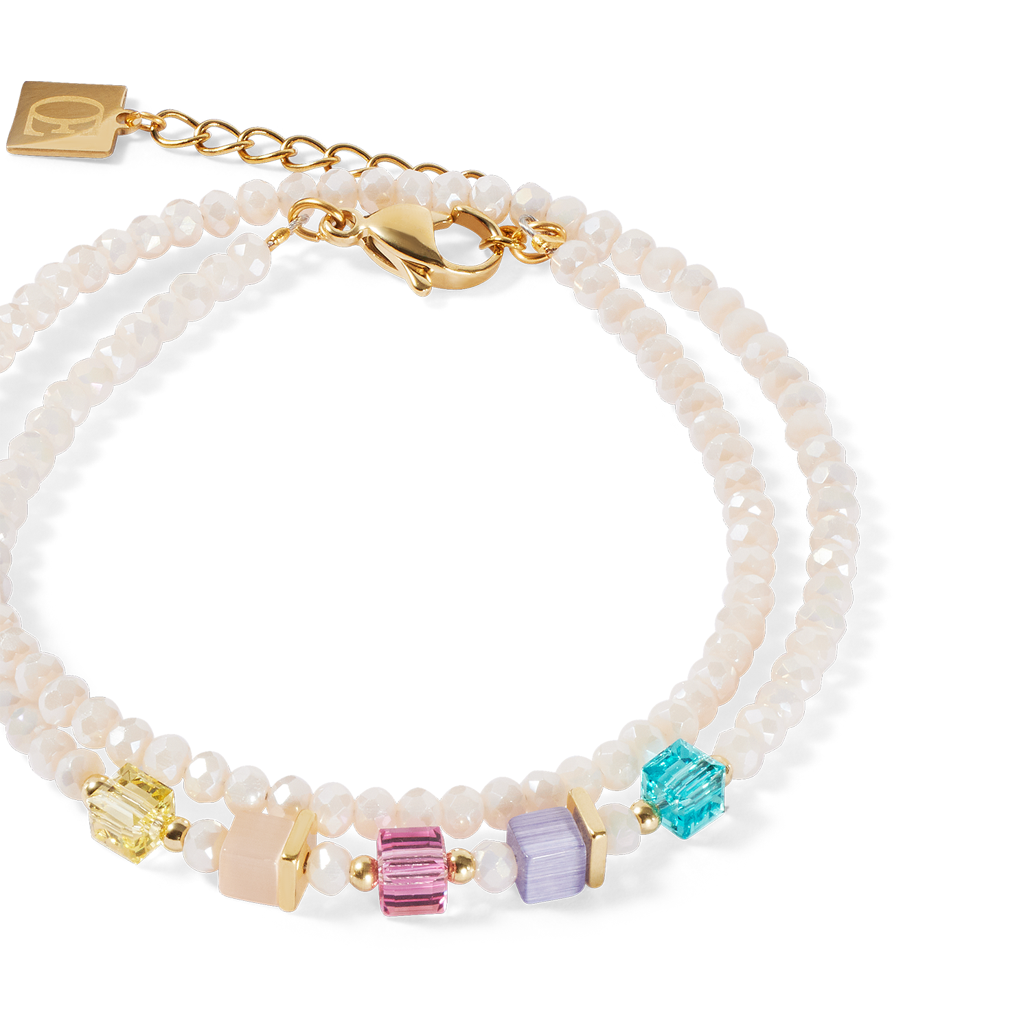 Joyful Colours Update Bracelet gold-multicolour