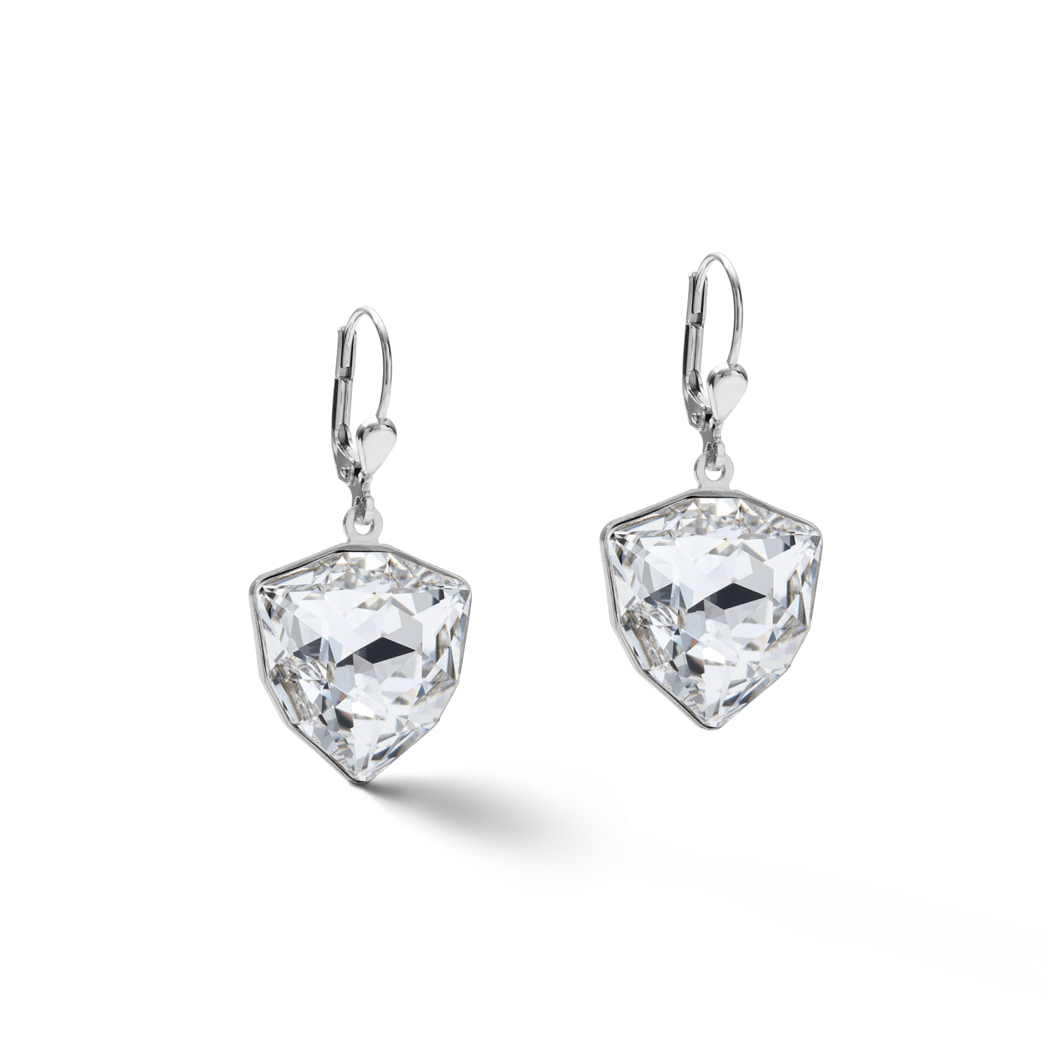 Earrings Magic crystal & chunky chain crystal