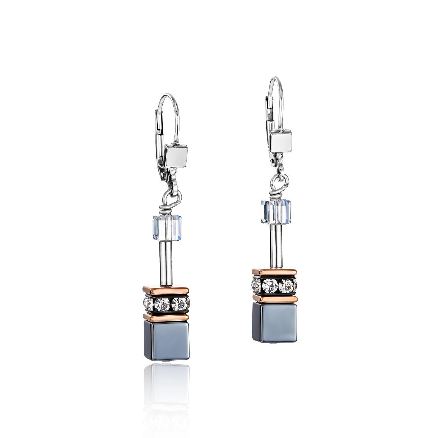 GeoCUBE® Earrings ice blue