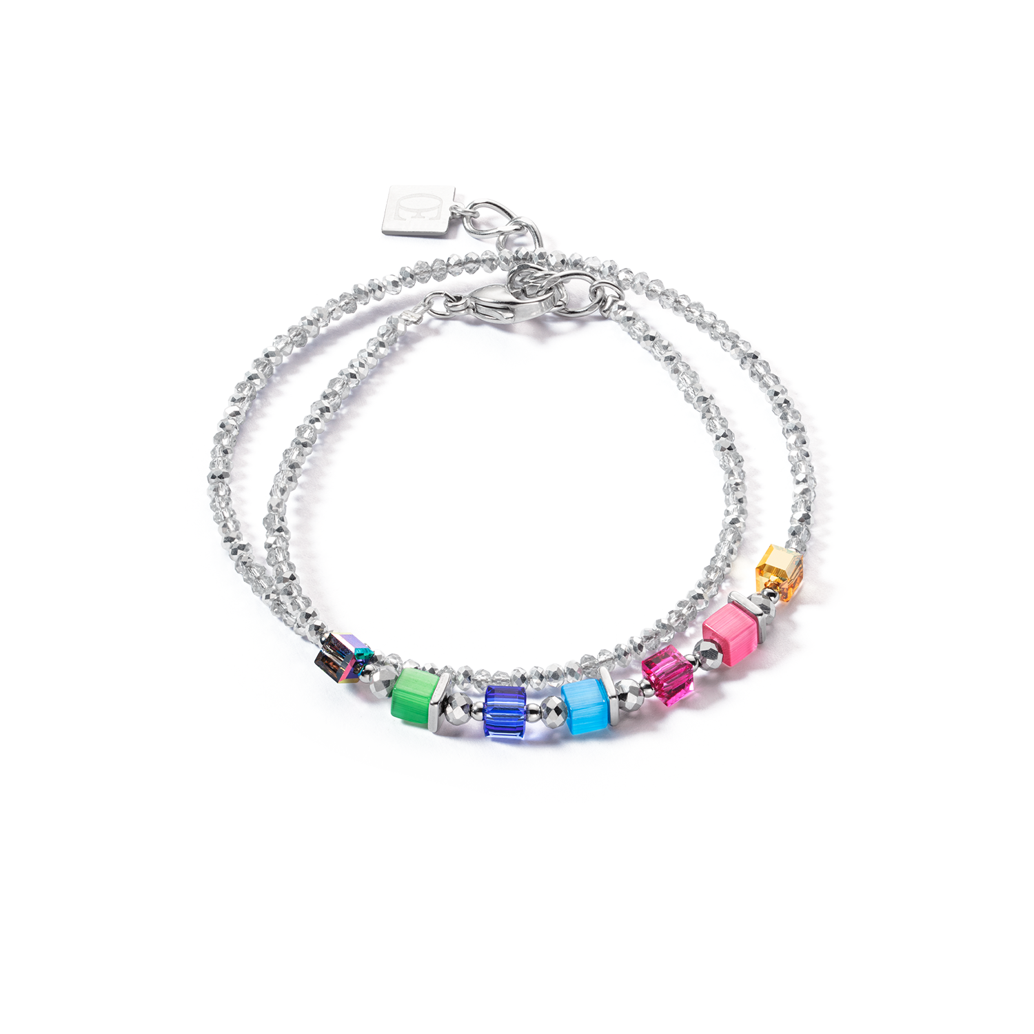 Rainbow 2025 bracelet silver