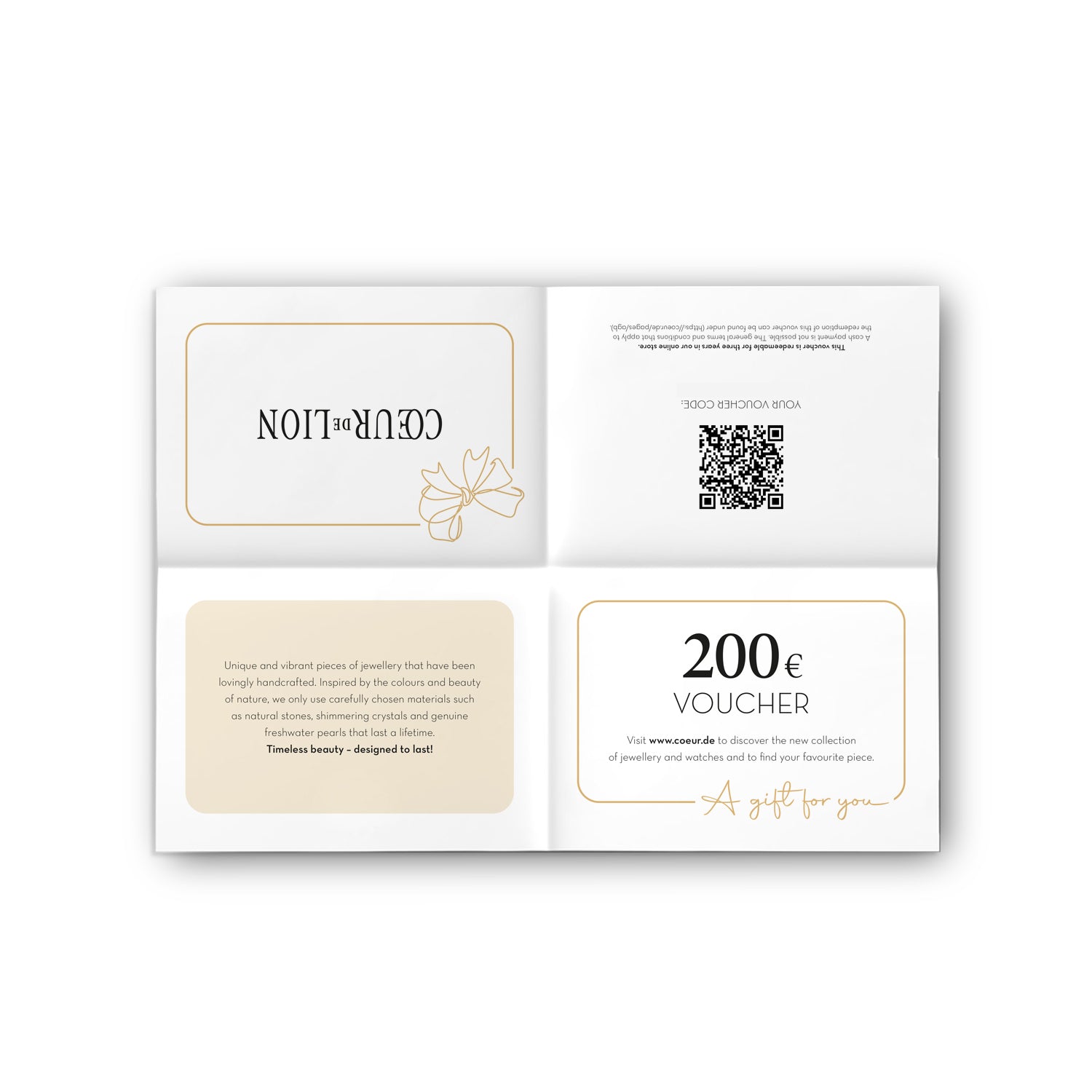 Gift voucher COEUR DE LION Europe
