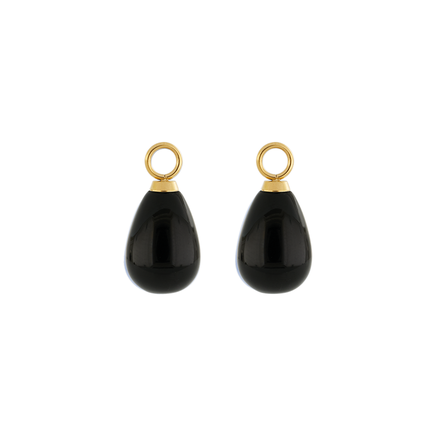 EAR ME UP Charm Drops Gold-Black