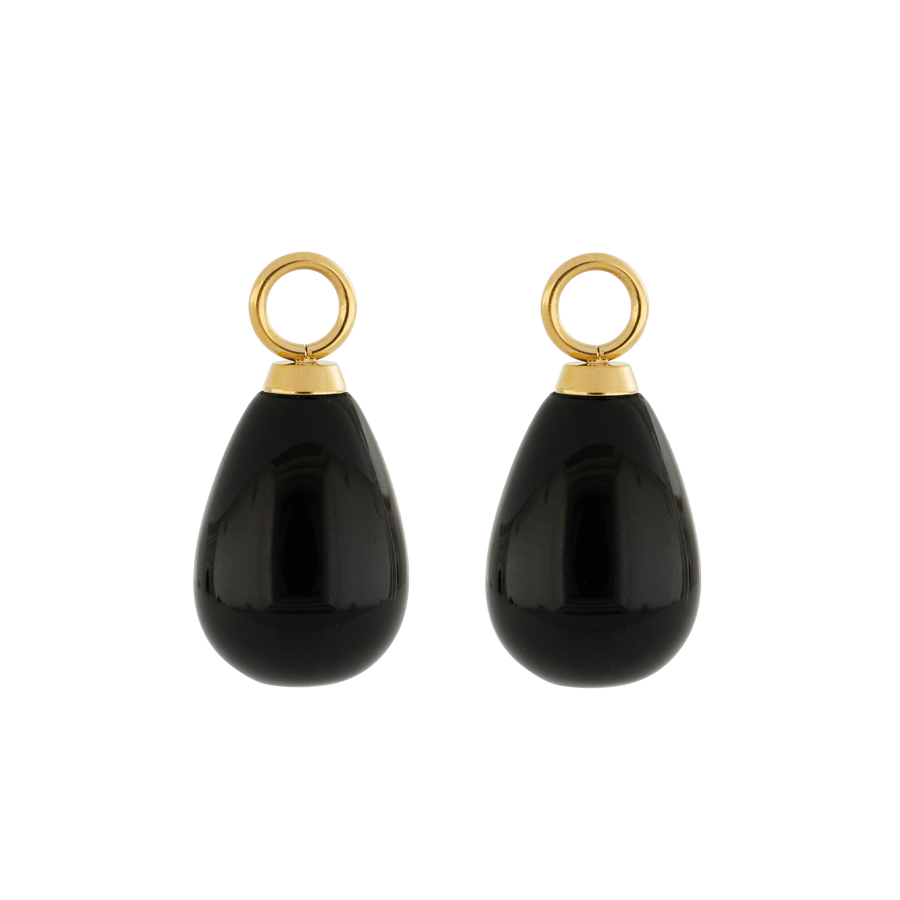 EAR ME UP Charm Drops Gold-Black