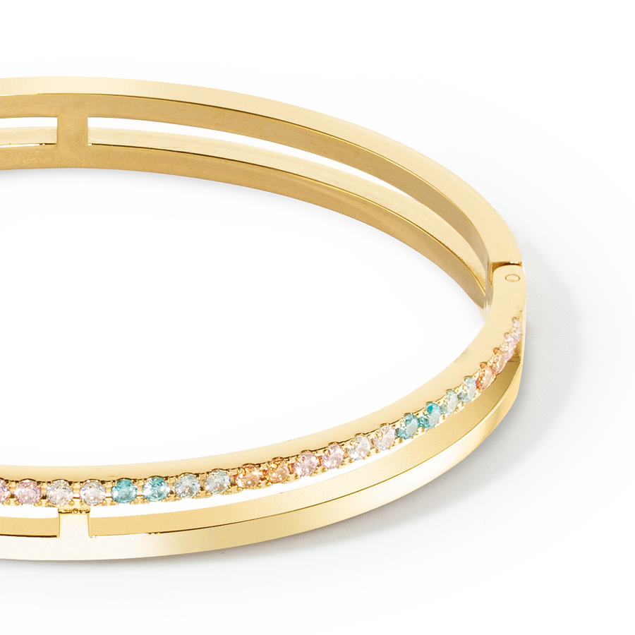 Eternal Unity Bangle gold-multicolour pastel