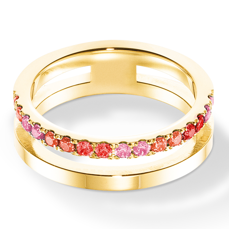 Eternal Unity Ring gold-red