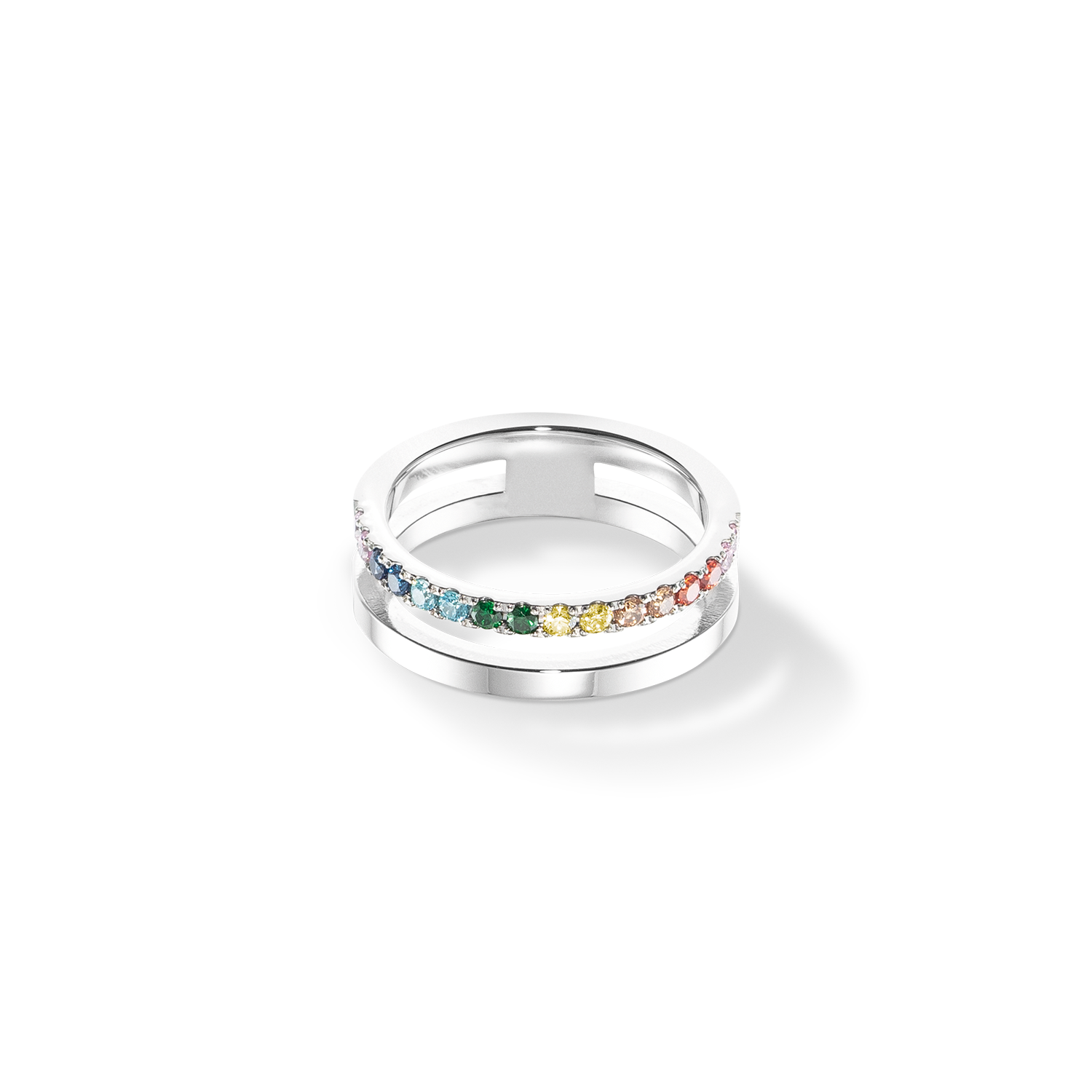 Eternal Unity Ring silver-multicolour