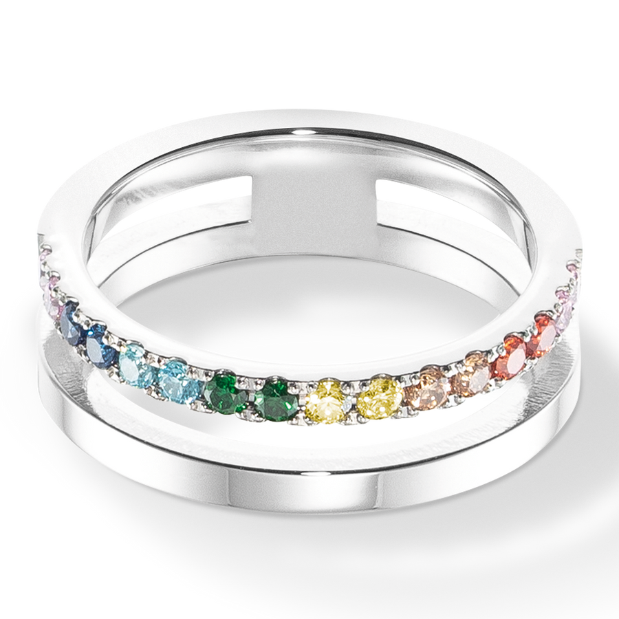 Eternal Unity Ring silver-multicolour