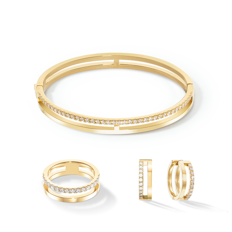 Eternal Unity Ring gold-crystal