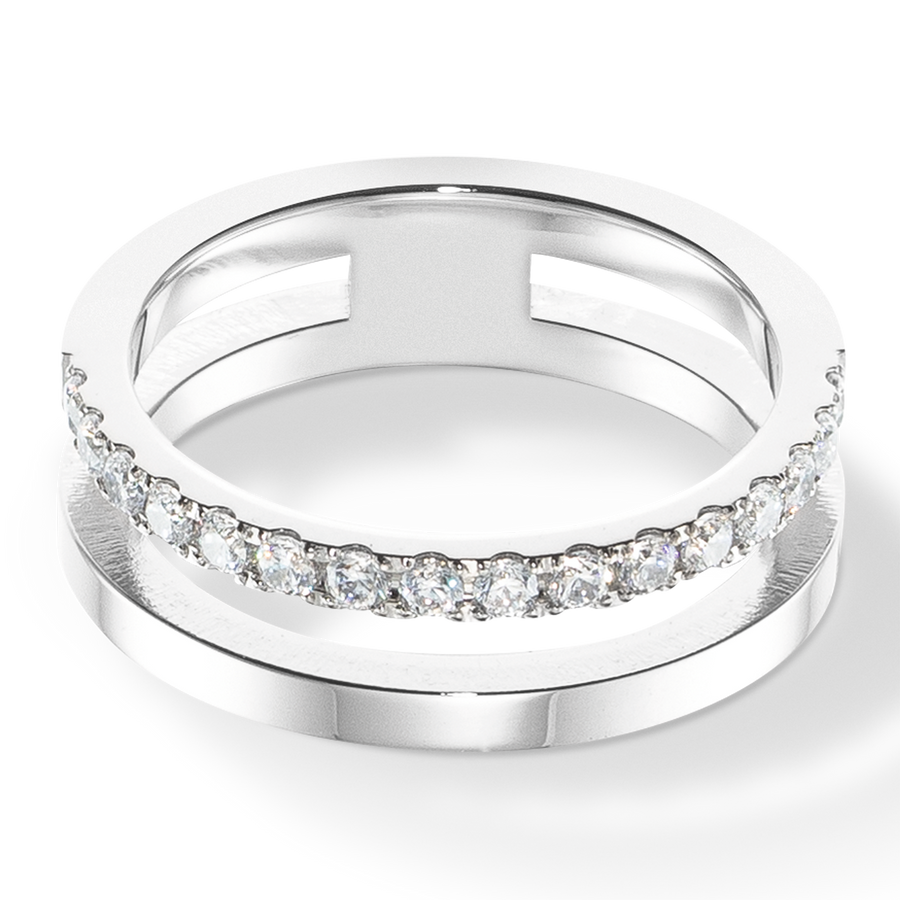 Eternal Unity Ring silver-crystal