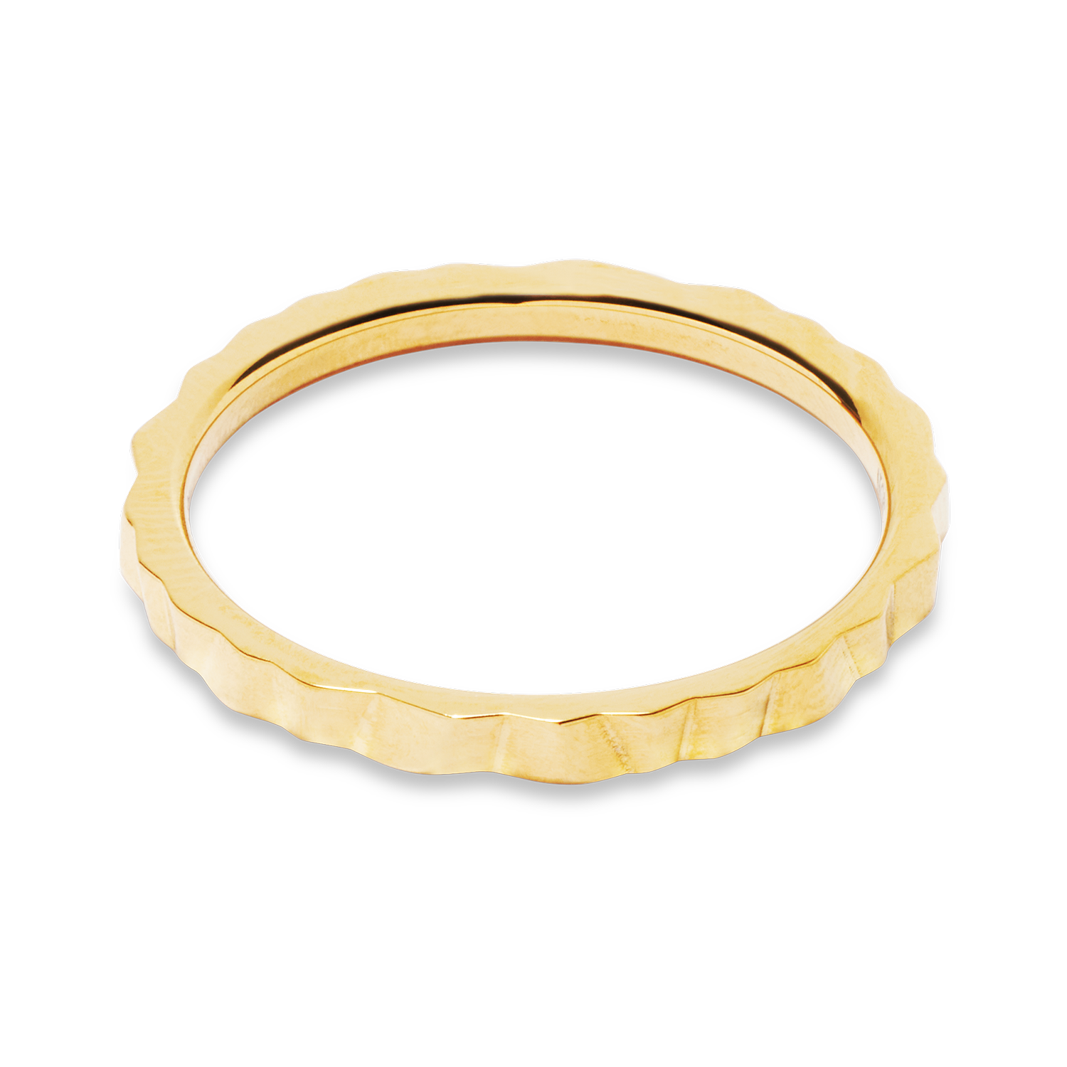 Ring Slim Wave Gold