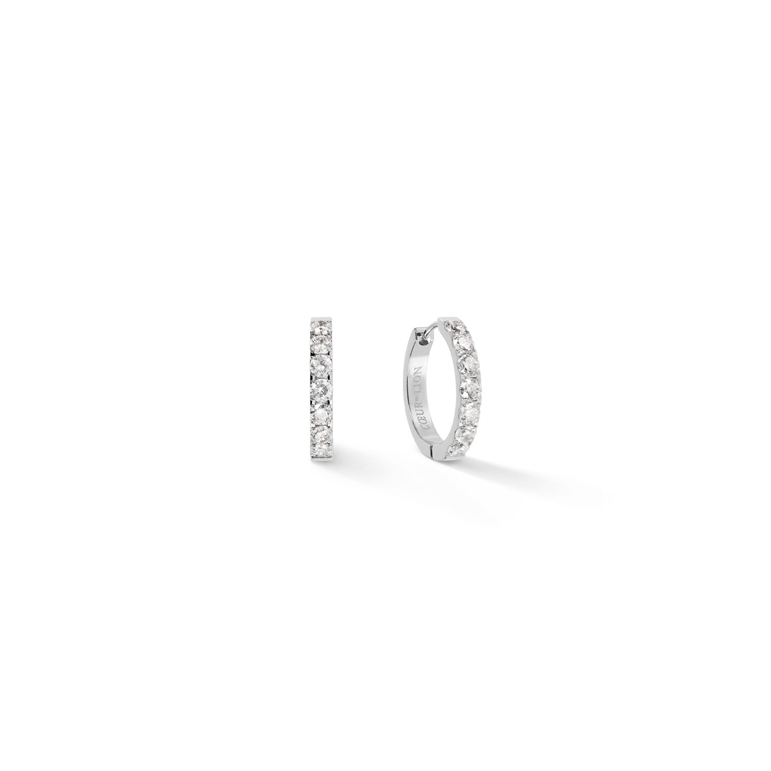 Eternal Love Bold Hoop Earrings Silver