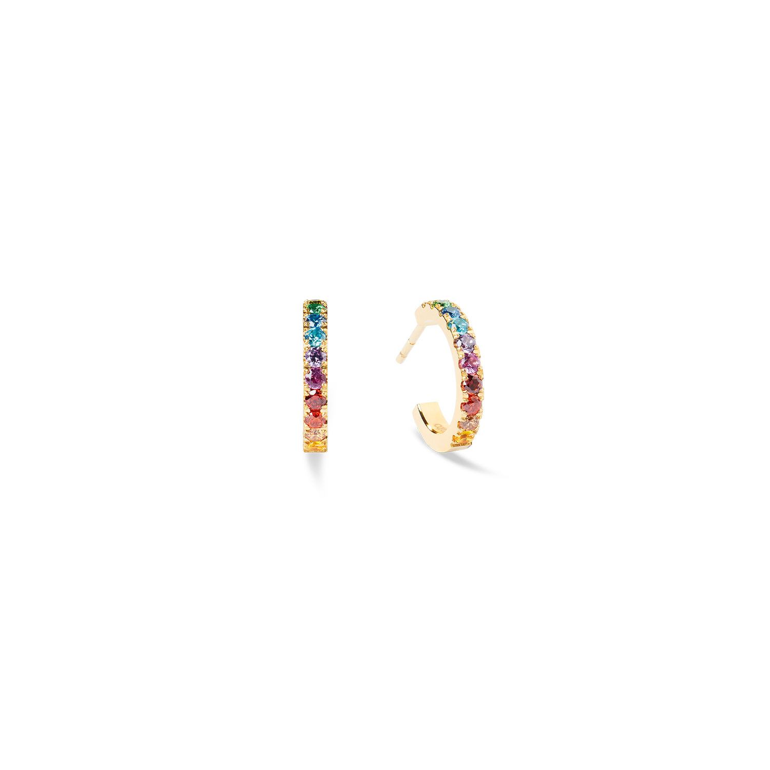 Eternal Love Hoop mini gold-rainbow