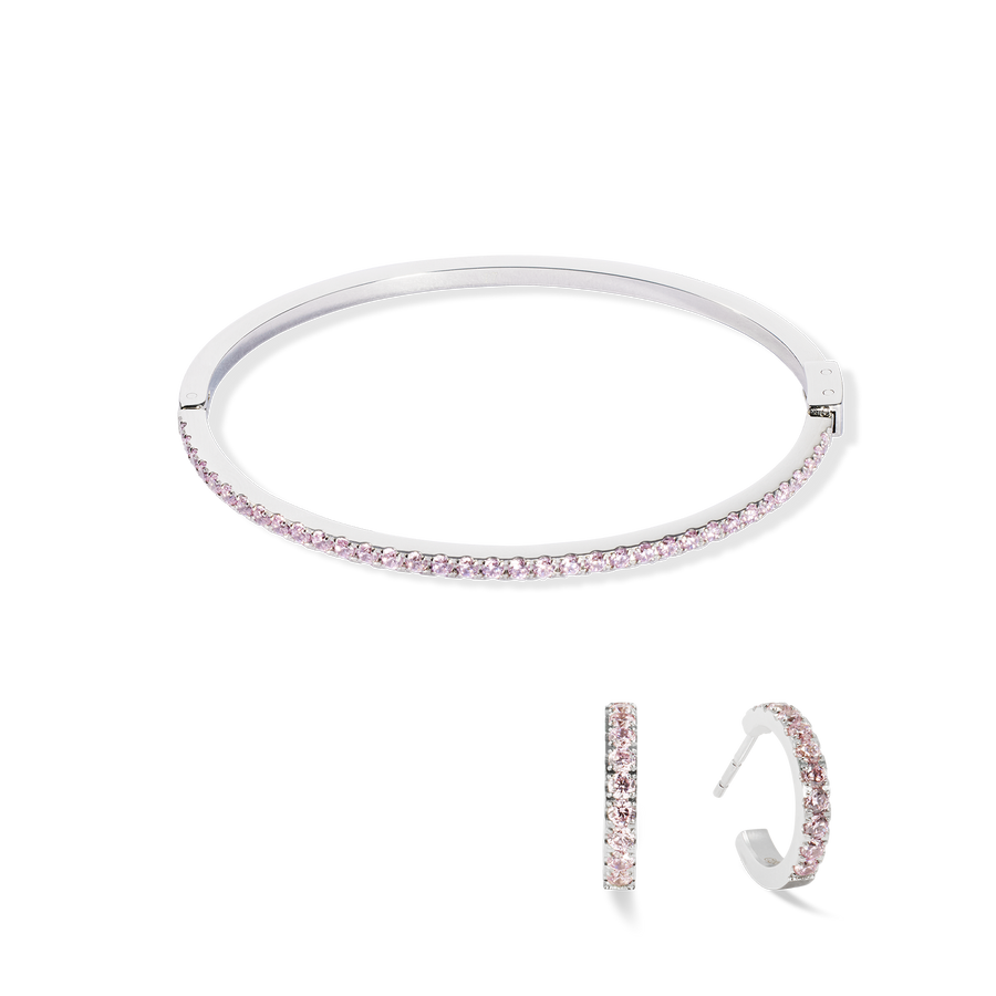 Eternal Love Creole mini silver-rose
