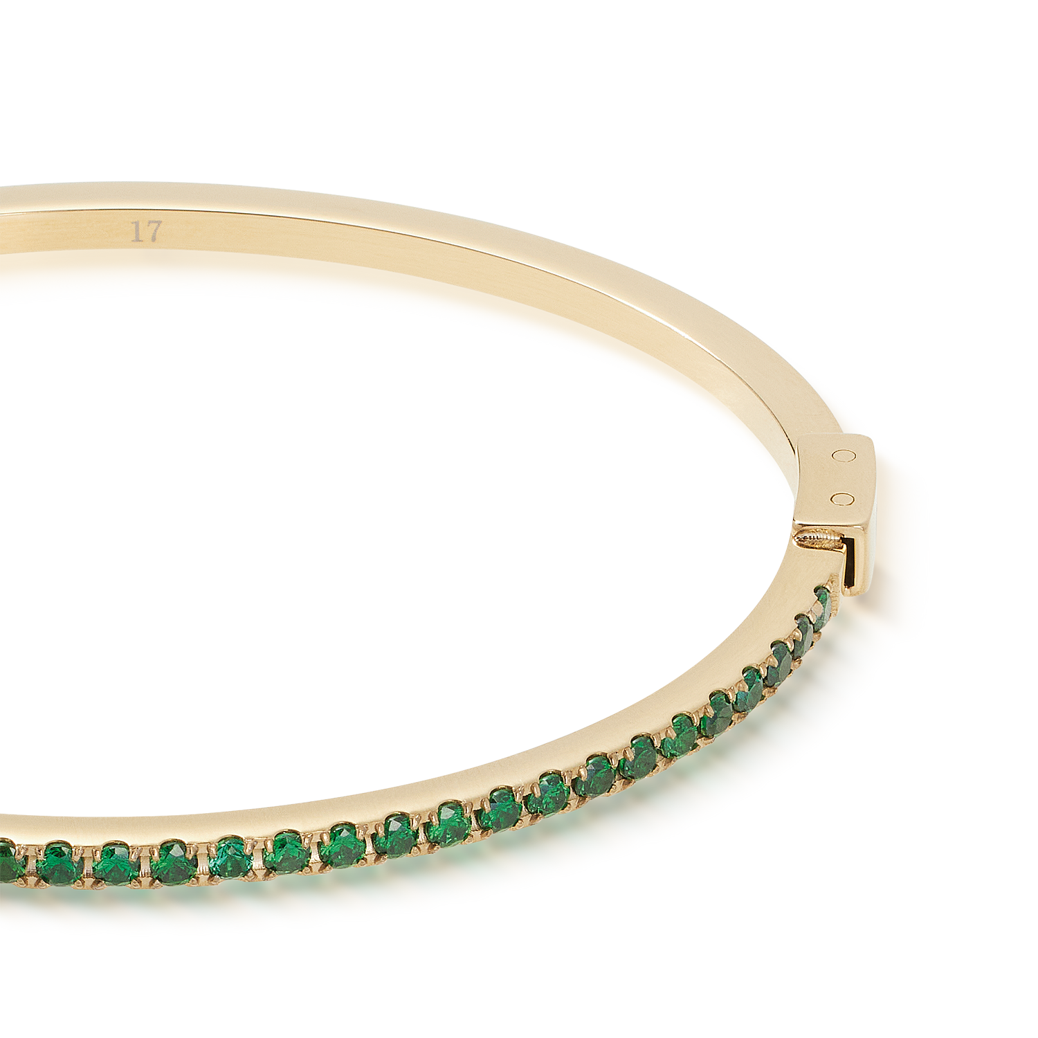 Eternal Love bangle gold-green