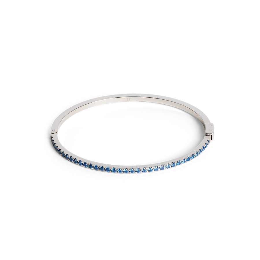 Eternal Love bangle silver-blue