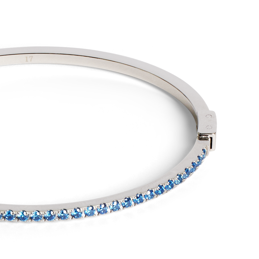 Eternal Love bangle silver-blue