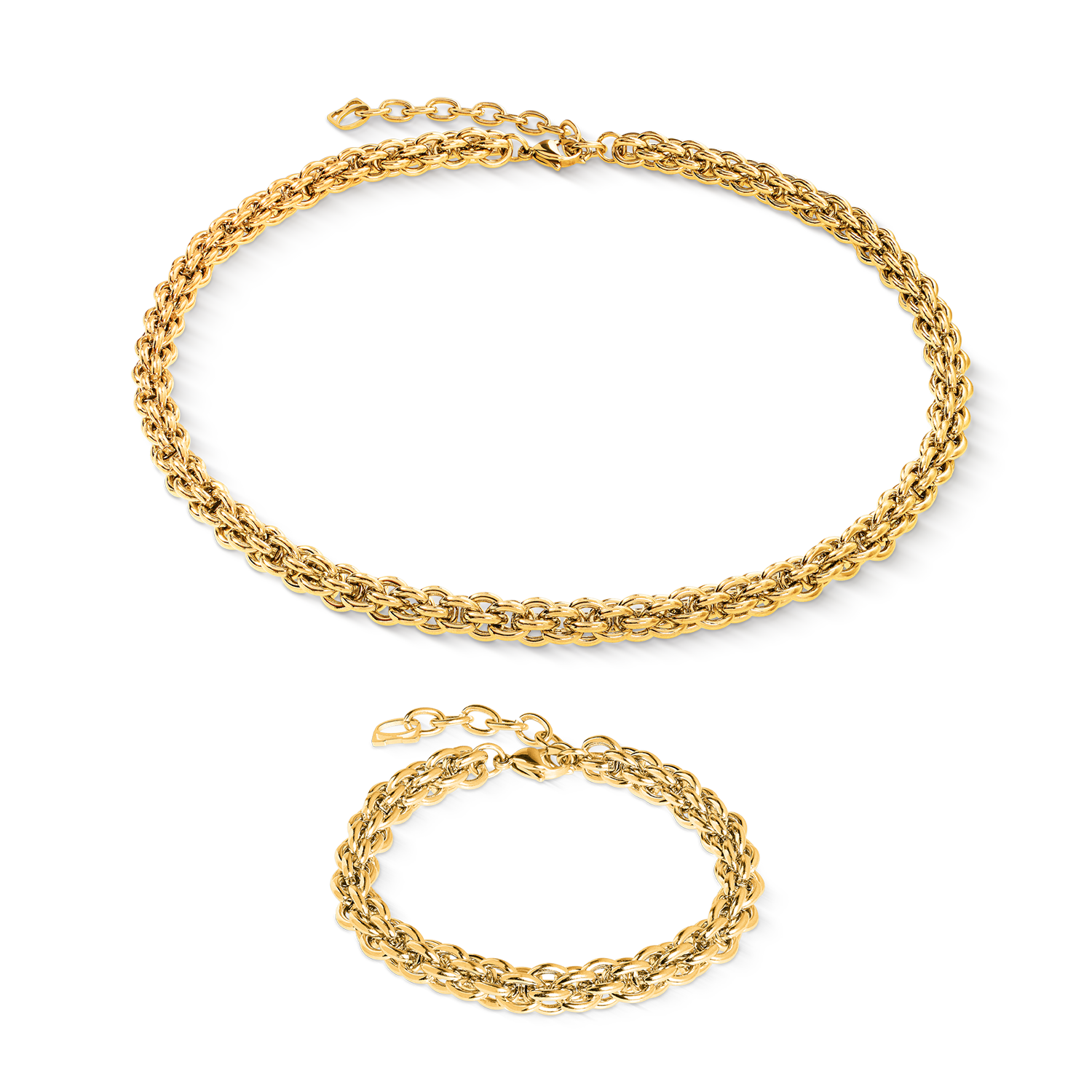 Necklace Mesh Chain Classic gold