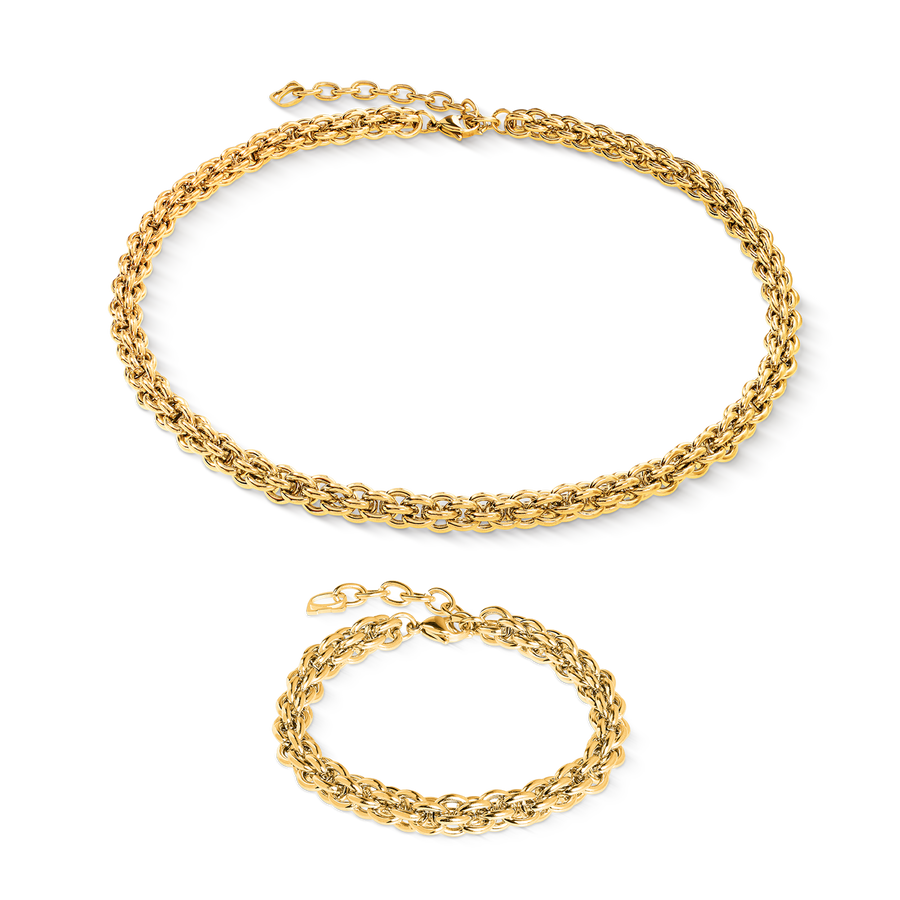 Necklace Mesh Chain Classic gold