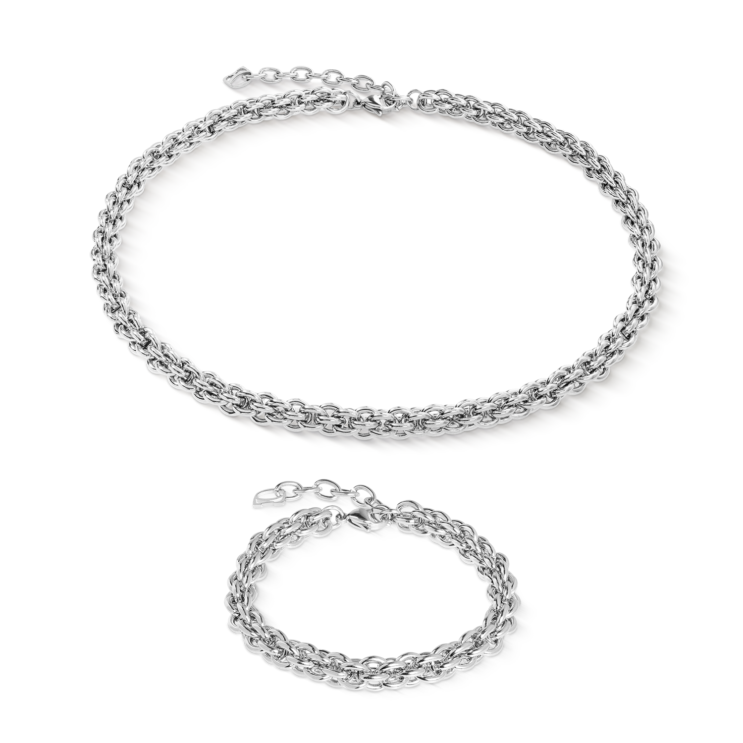 Necklace Mesh Chain Classic silver