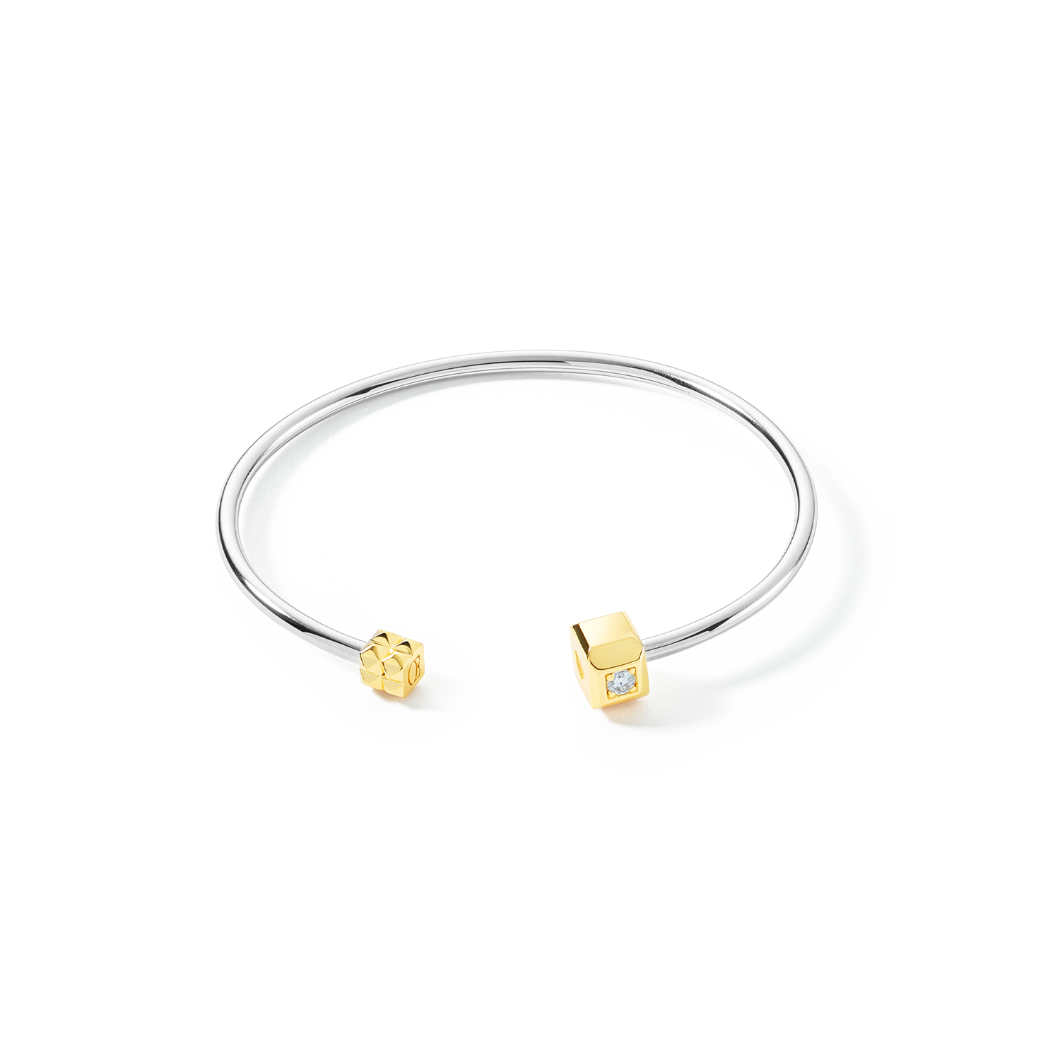 STATEMENT Collection bangle open 17 cm bicolor