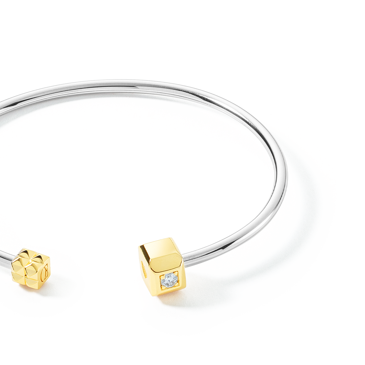 STATEMENT Collection bangle open 19 cm bicolor