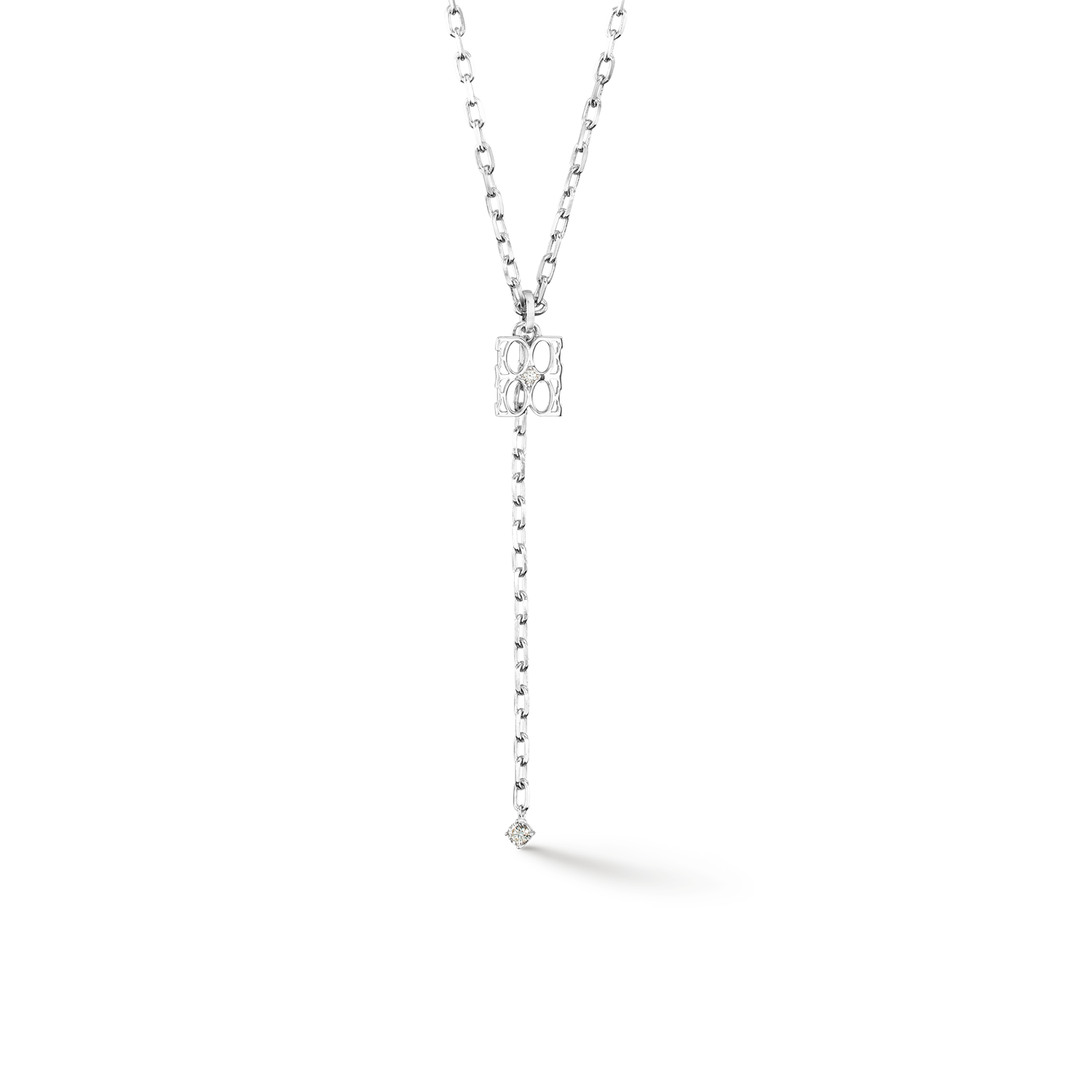 SIGNATURE Collection Y-style necklace silver