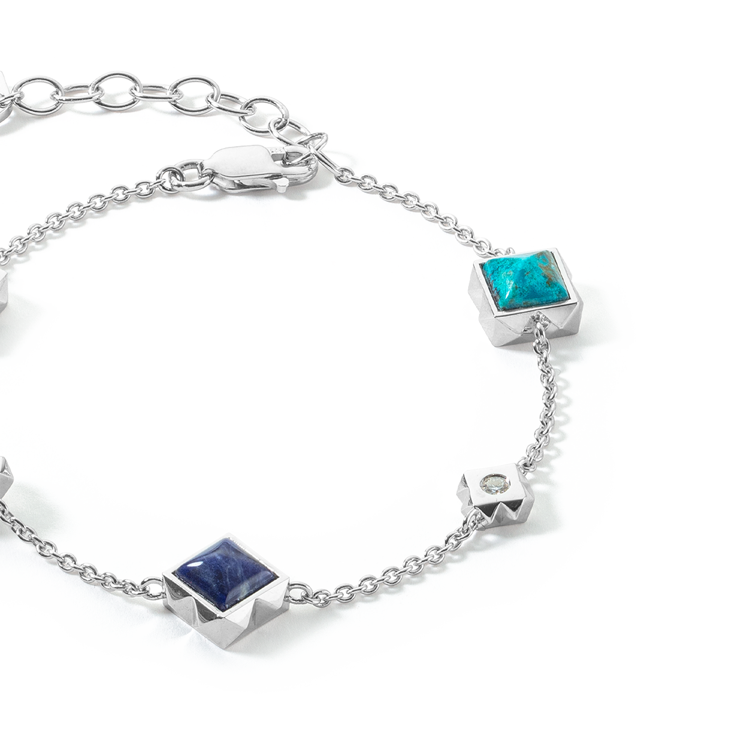 STATION Collection bracelet silver-blue