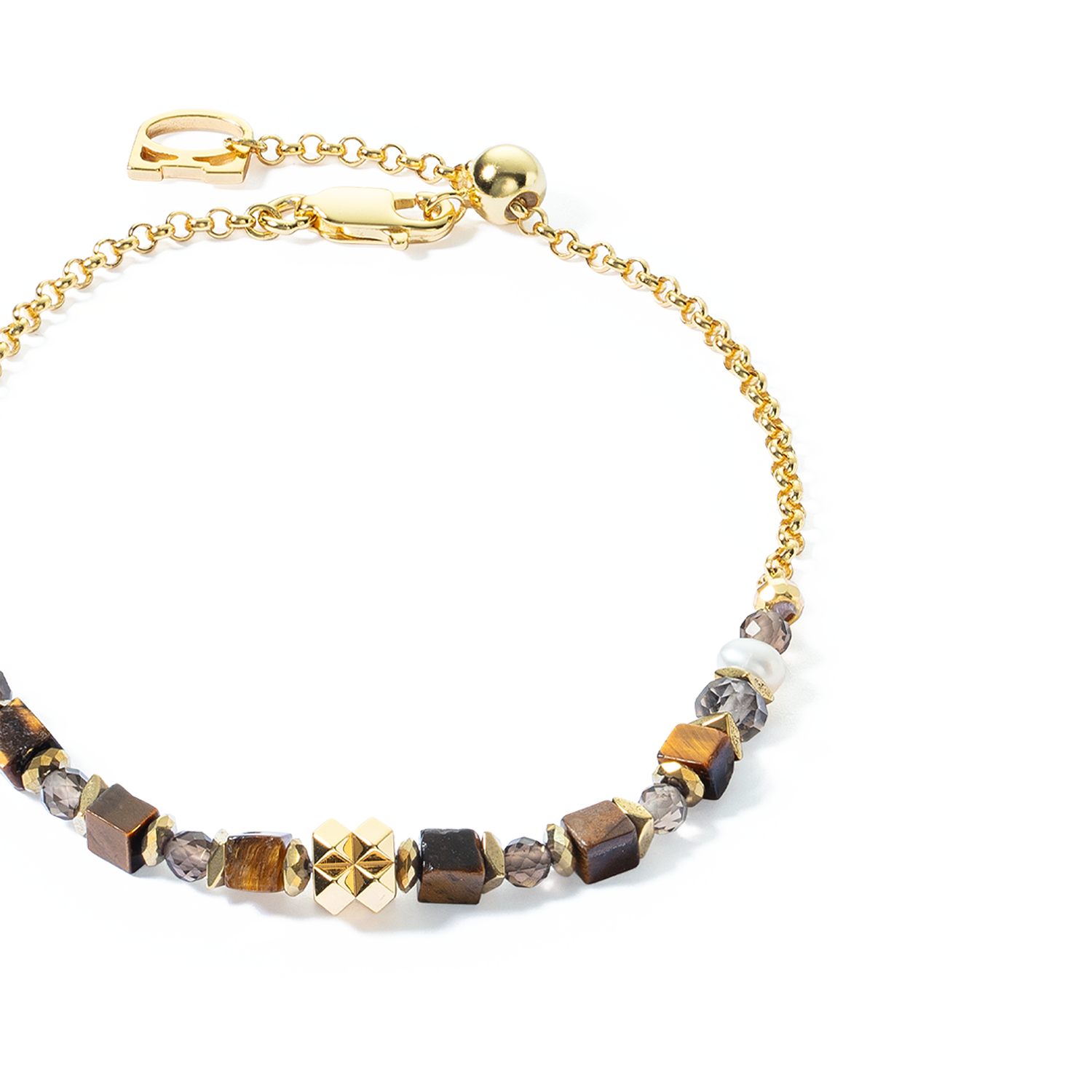 ICONIC Collection Spike bracelet gold-brown
