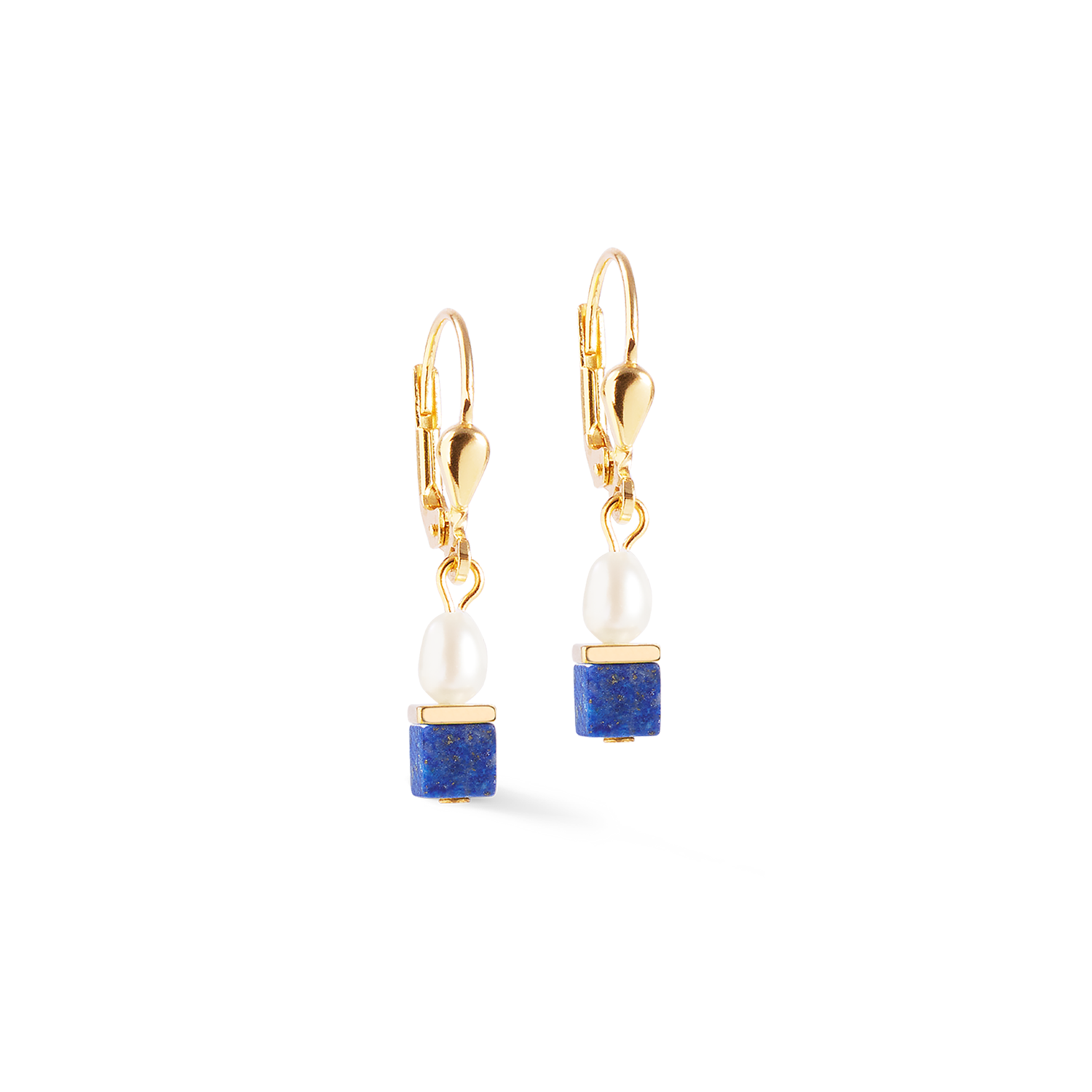 Earrings Princess Fusion Pearls Lapis Lazuli