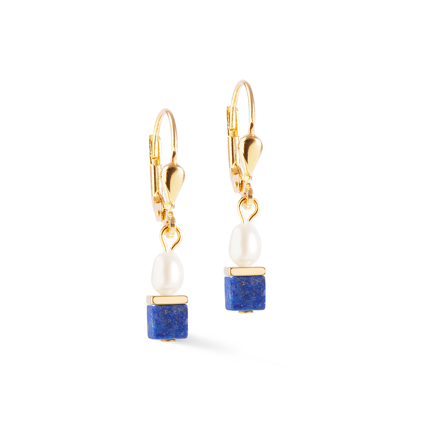 Earrings Princess Fusion Pearls Lapis Lazuli