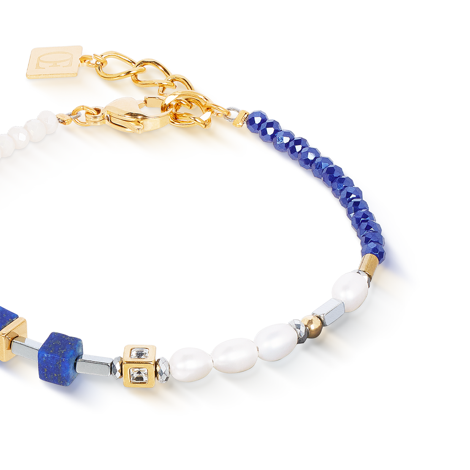 Bracelet Princess Fusion Pearls Lapis Lazuli