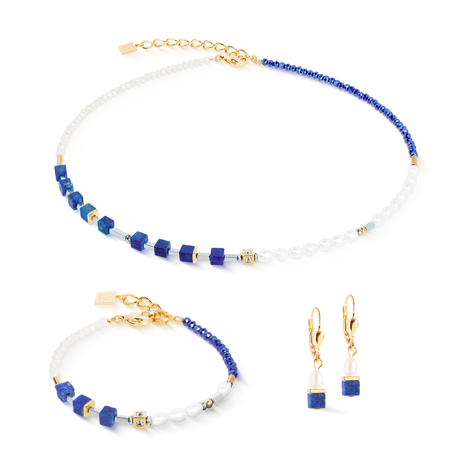 Bracelet Princess Fusion Pearls Lapis Lazuli