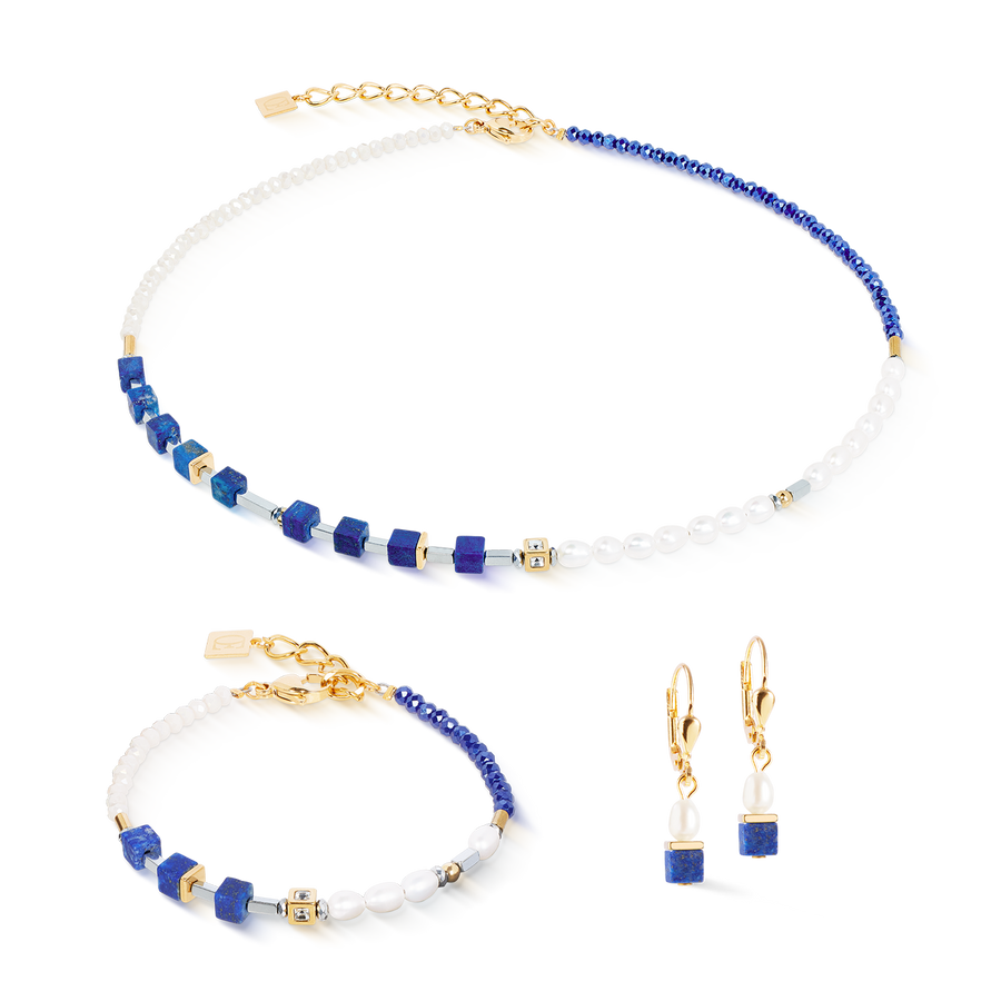 Bracelet Princess Fusion Pearls Lapis Lazuli