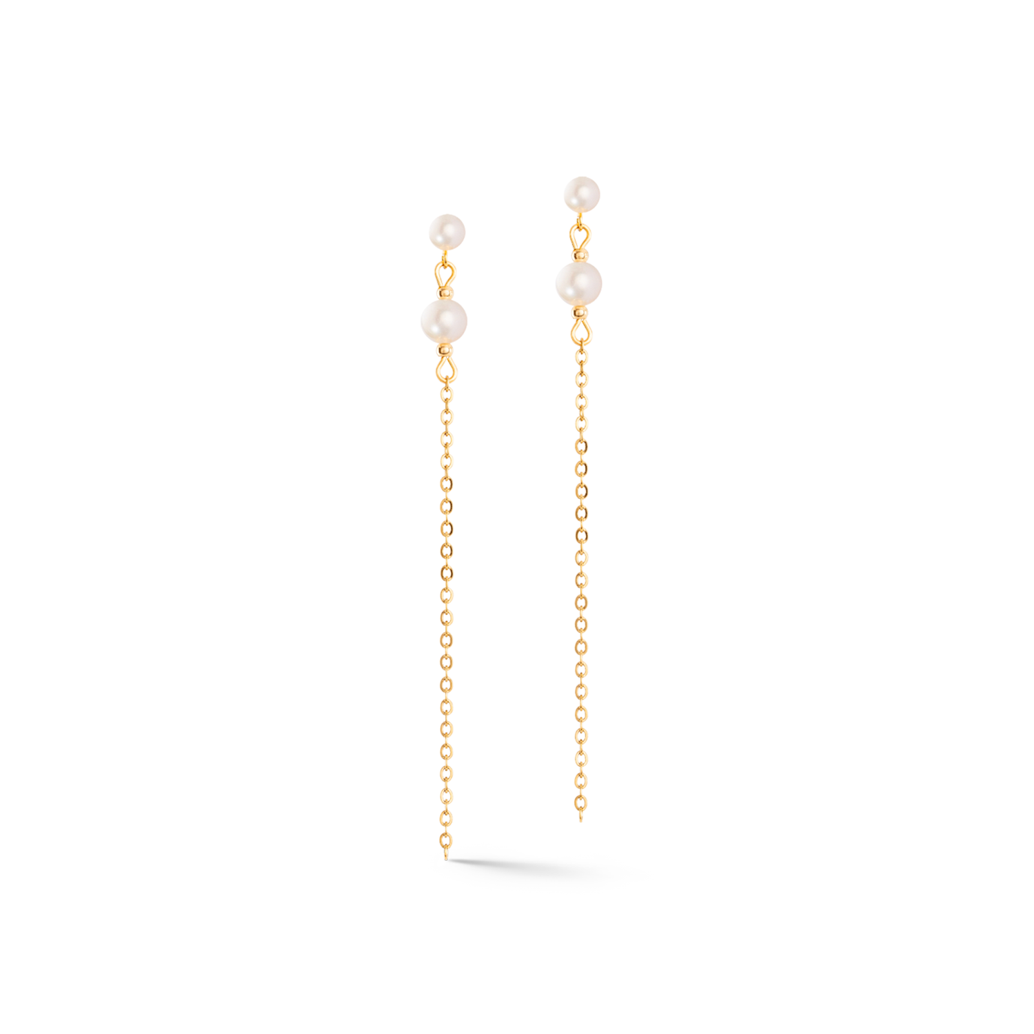 Earrings Princess Pearls gold-green