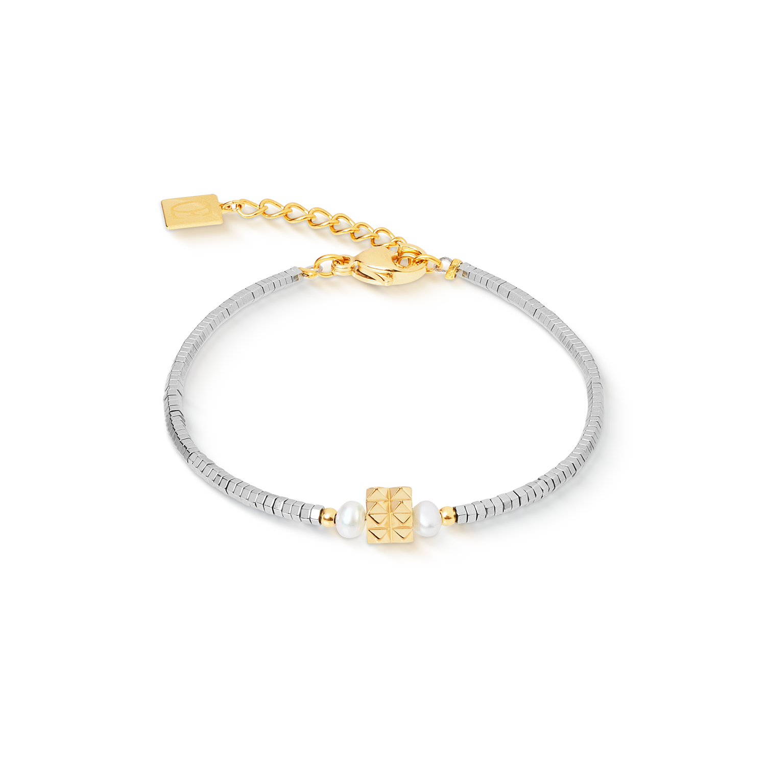Bracelet Edge & Grace silver-gold
