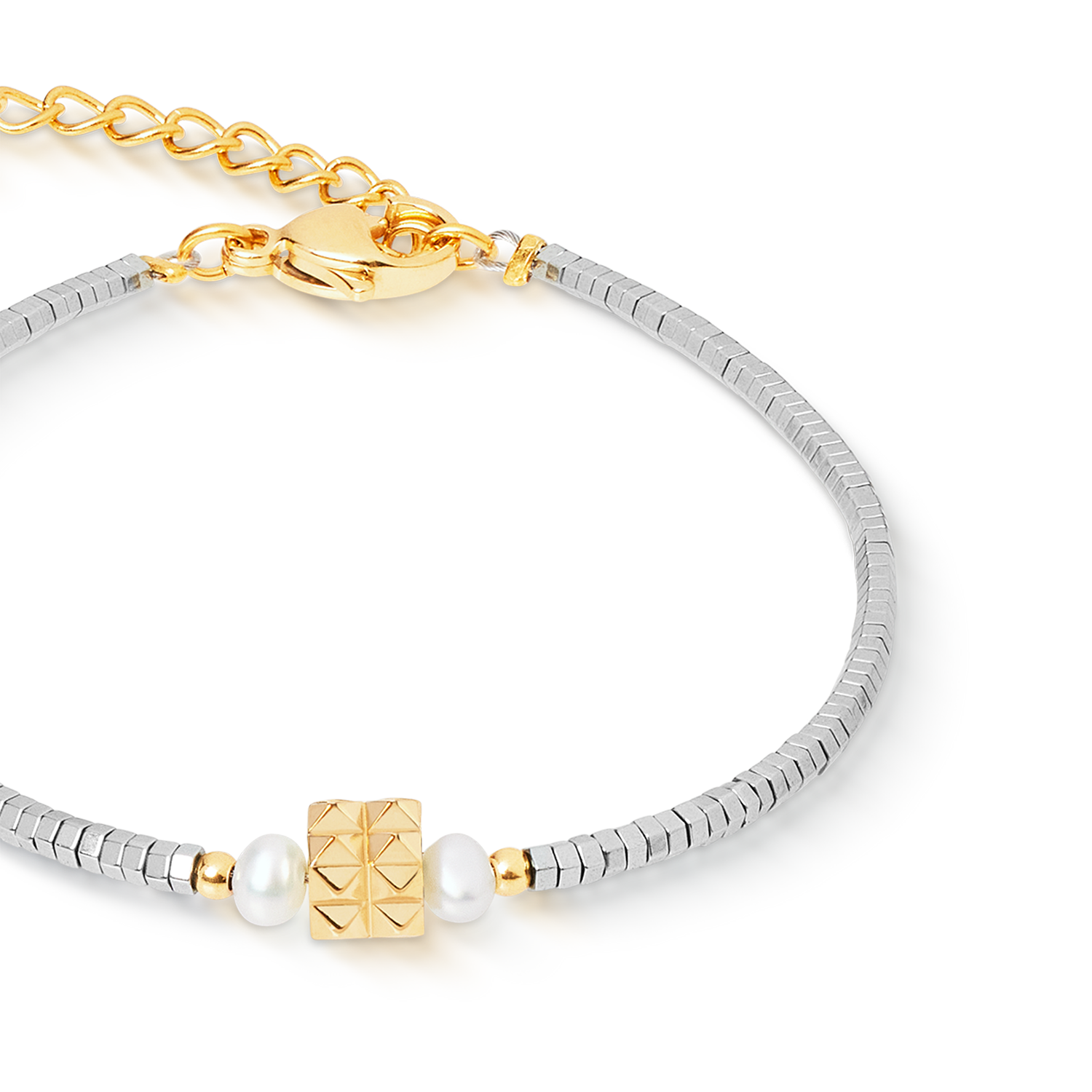 Bracelet Edge & Grace silver-gold