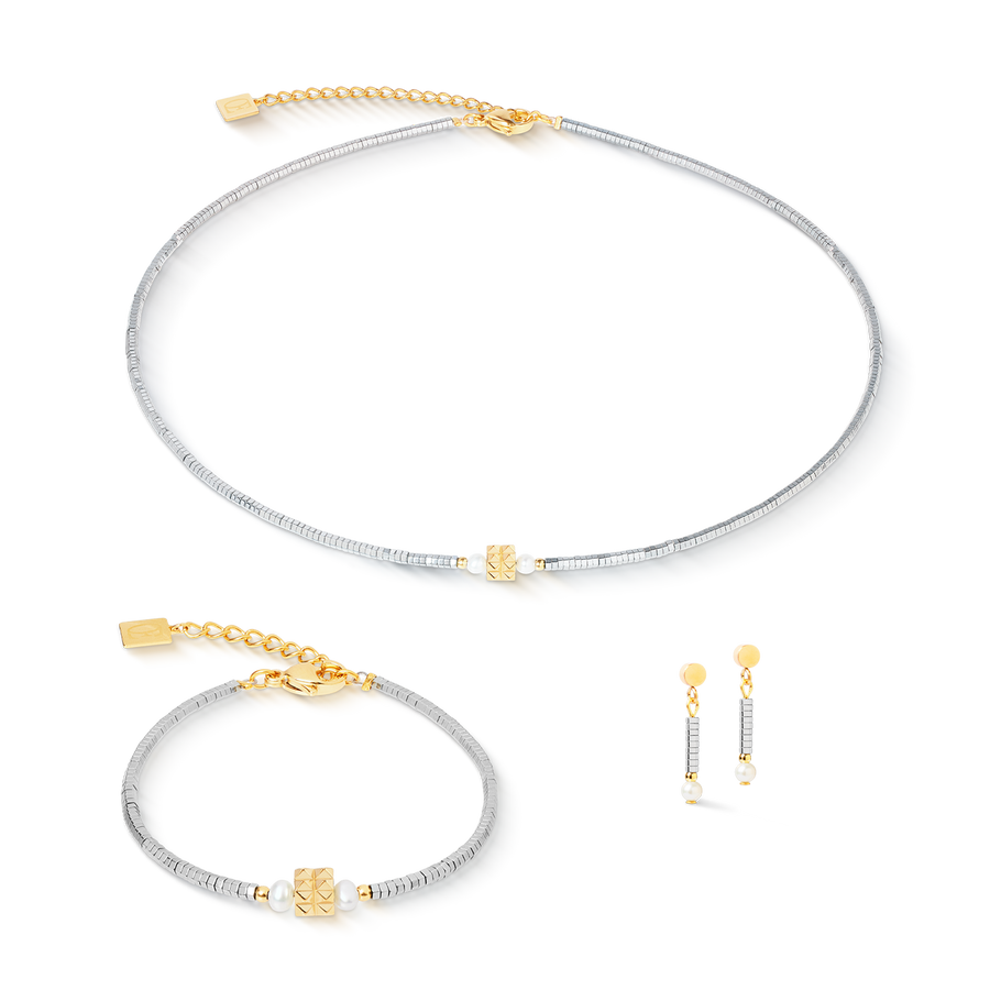 Bracelet Edge & Grace silver-gold
