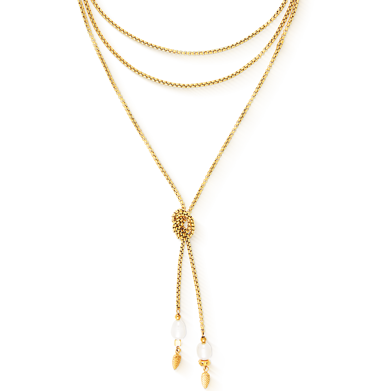 Necklace Serene Knot Chain gold