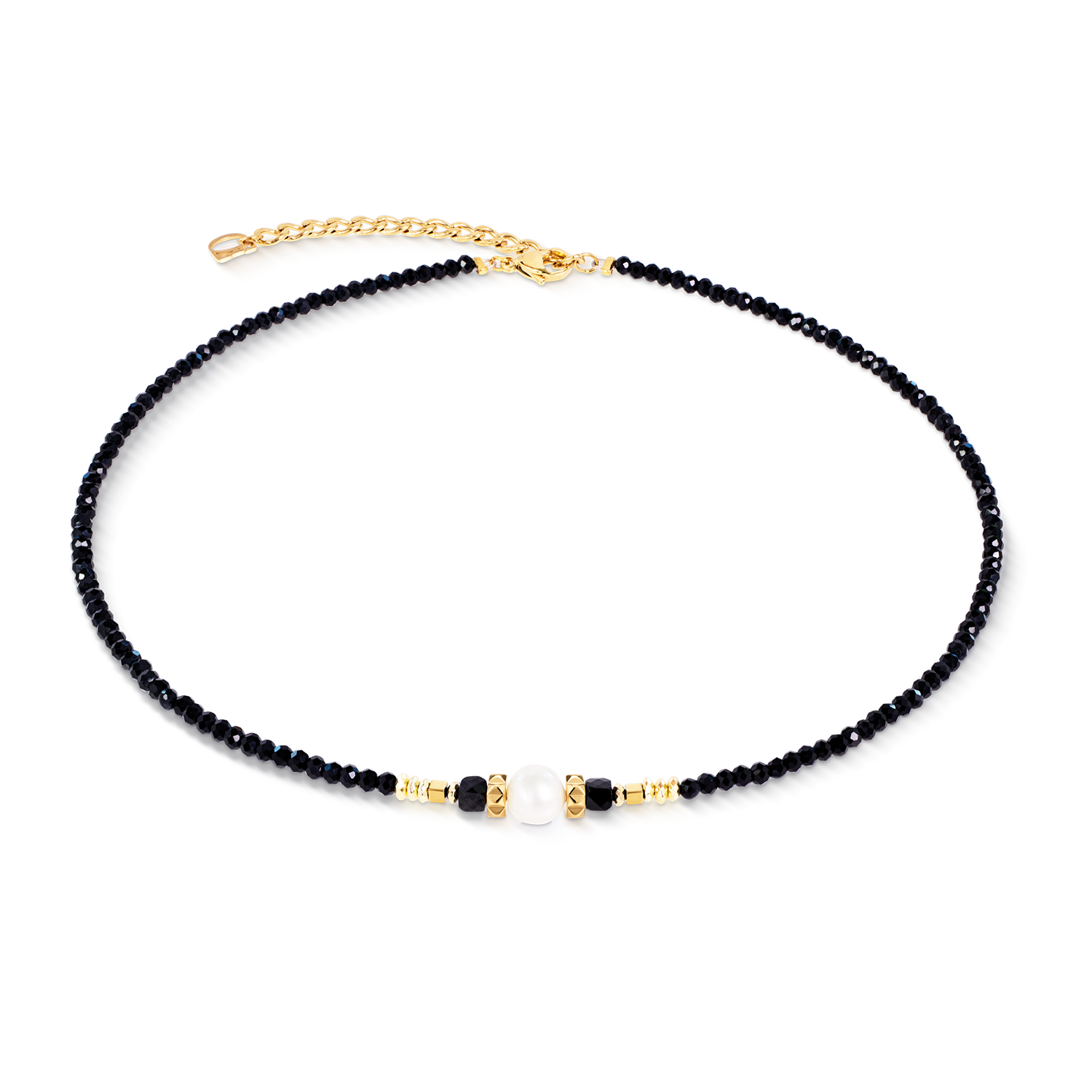 Necklace Astoria Noir Pearl Gold