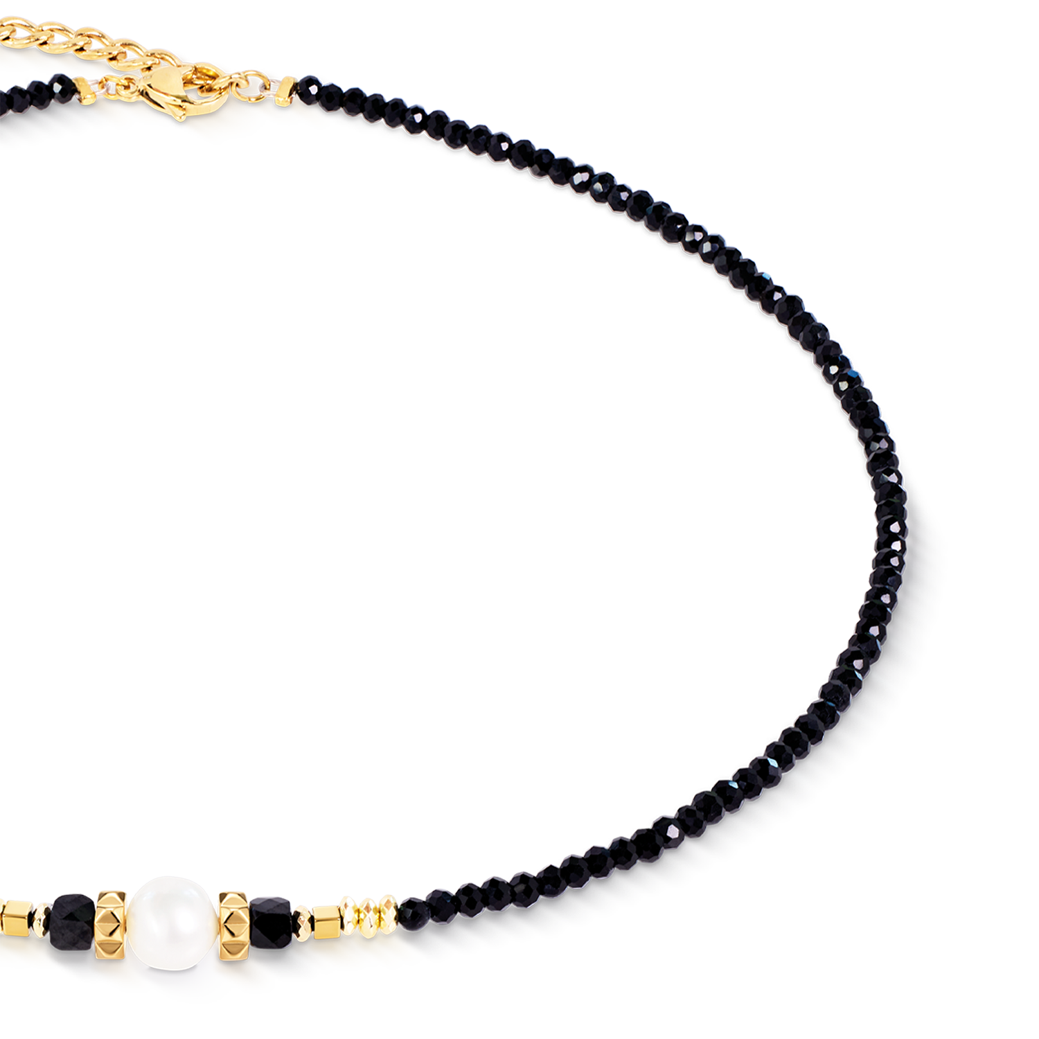 Necklace Astoria Noir Pearl Gold