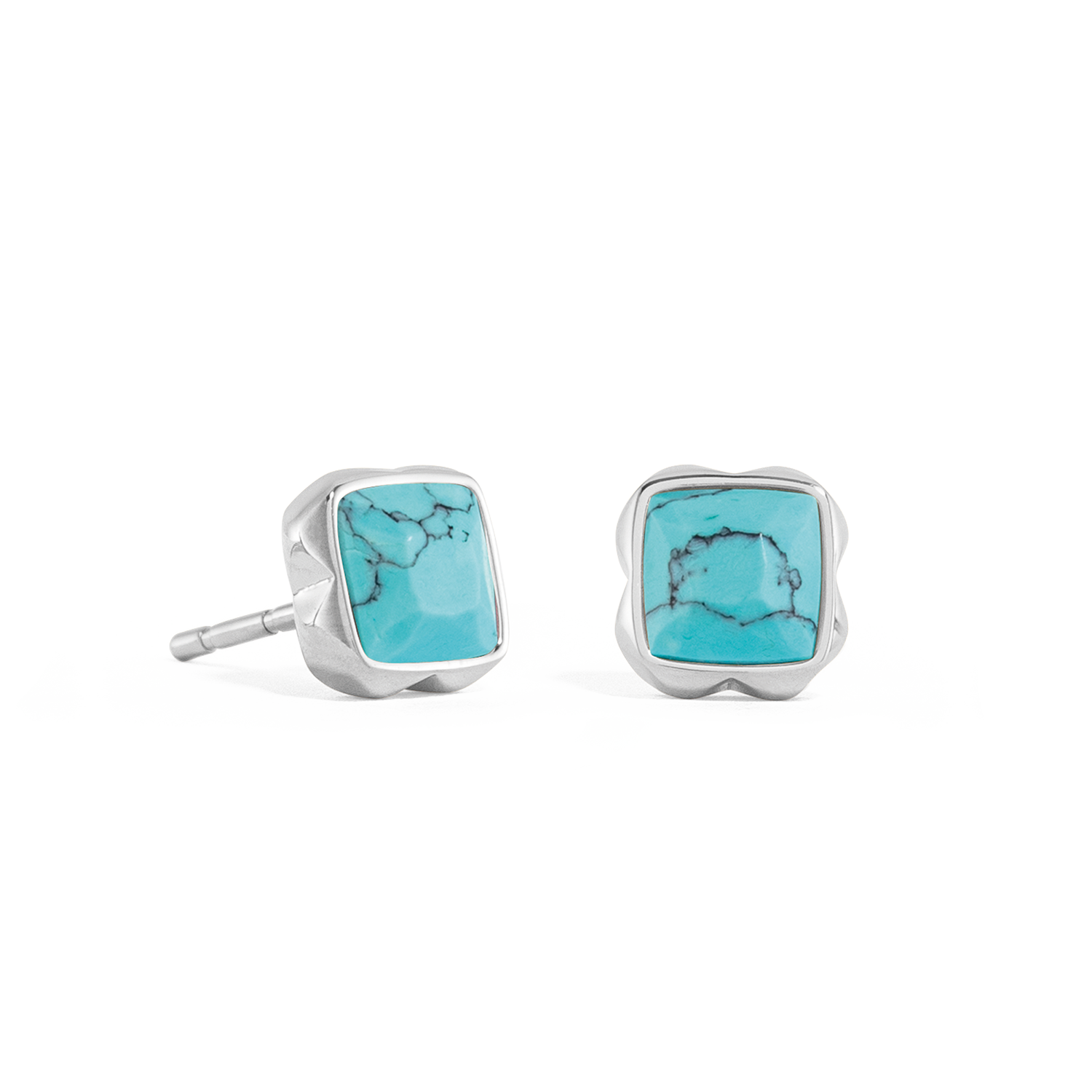 Birthstone December Earrings Turquoise Silver