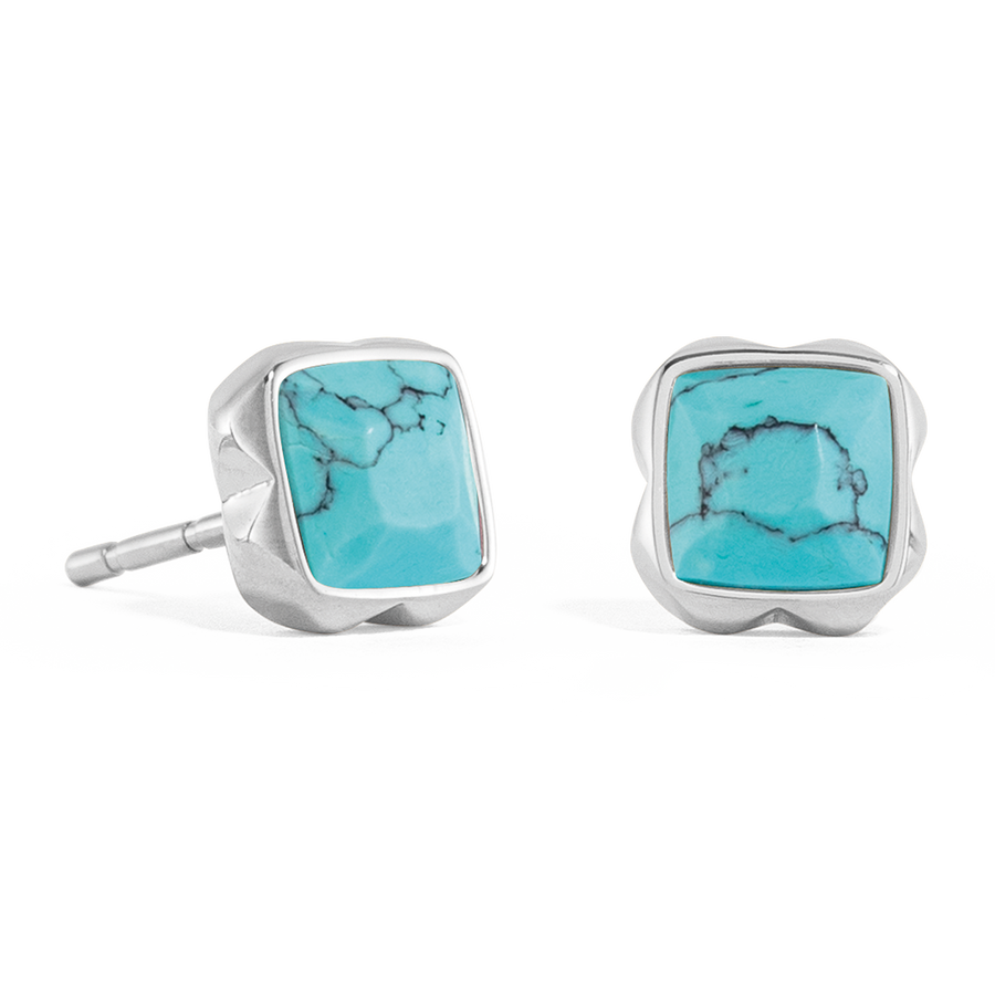 Birthstone December Earrings Turquoise Silver