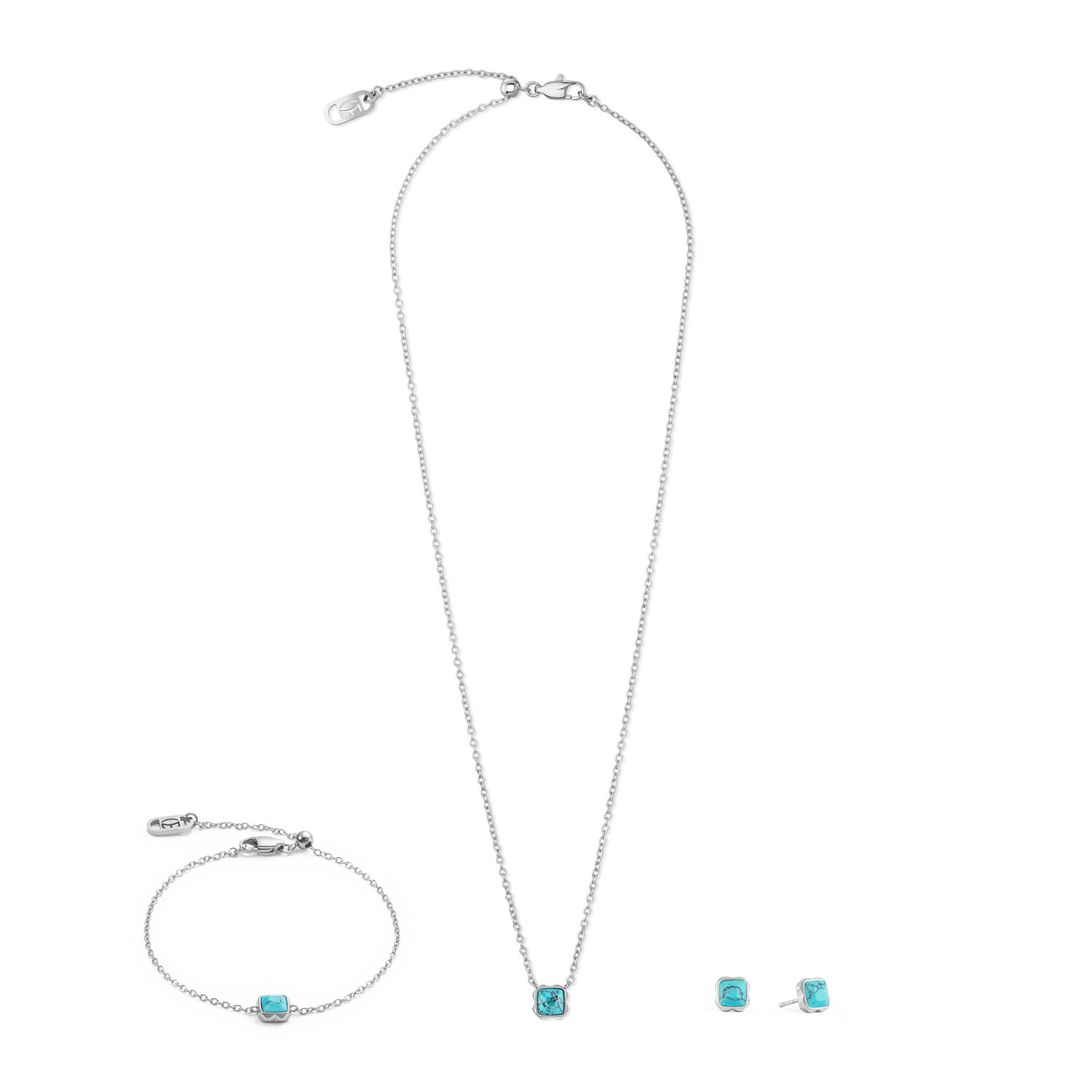 Birthstone December Bracelet Turquoise Silver