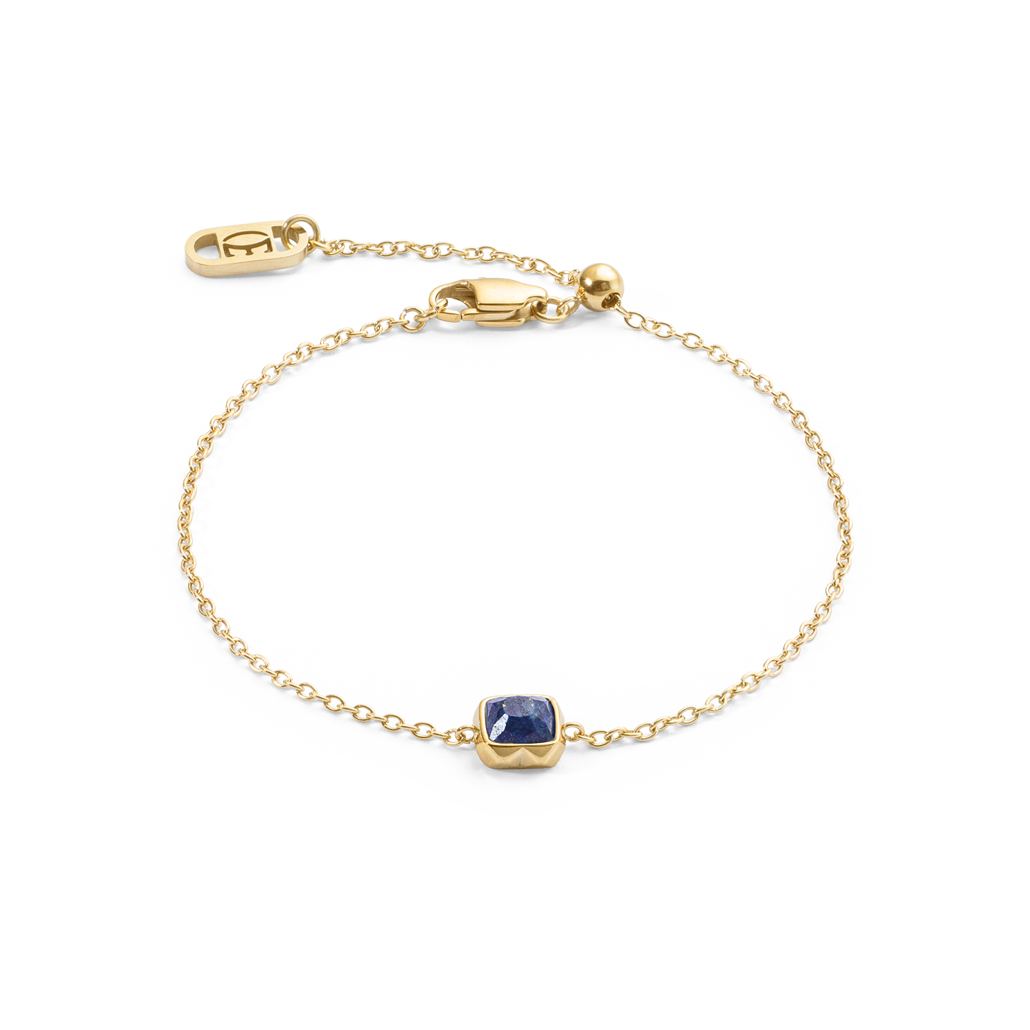 Birthstone September Bracelet Lapis Lazuli Gold
