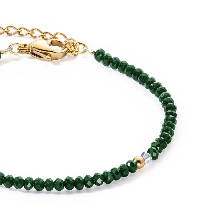 Bracelet Little Twinkle gold-dark green