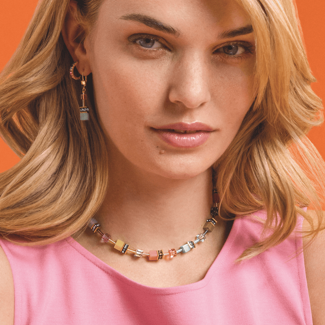 Necklace Amulet Modern Future Motion bicolour